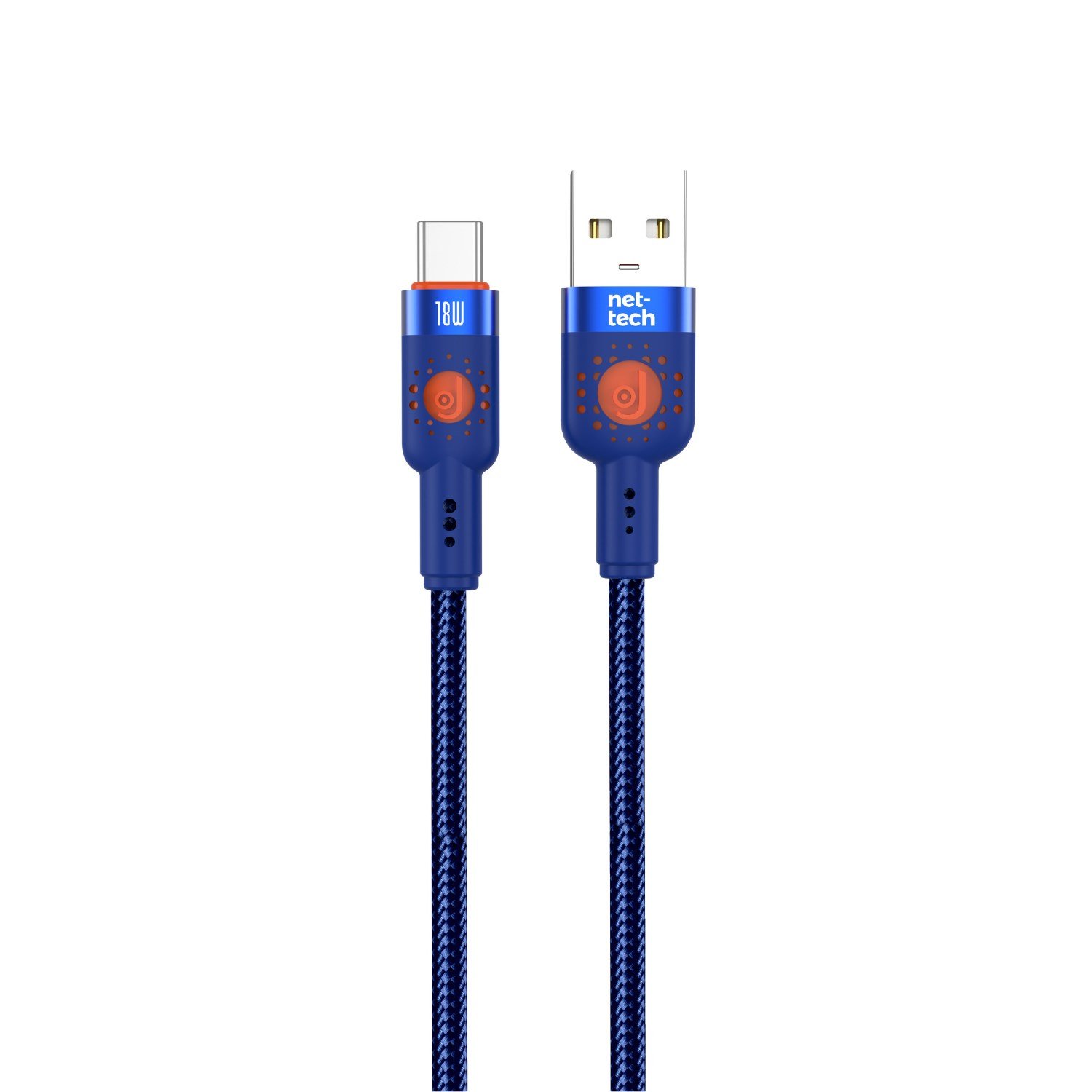Nettech NT-DC31 18W Plastik 100 Cm Type-C Şarj ve Data Kablosu NT-108293