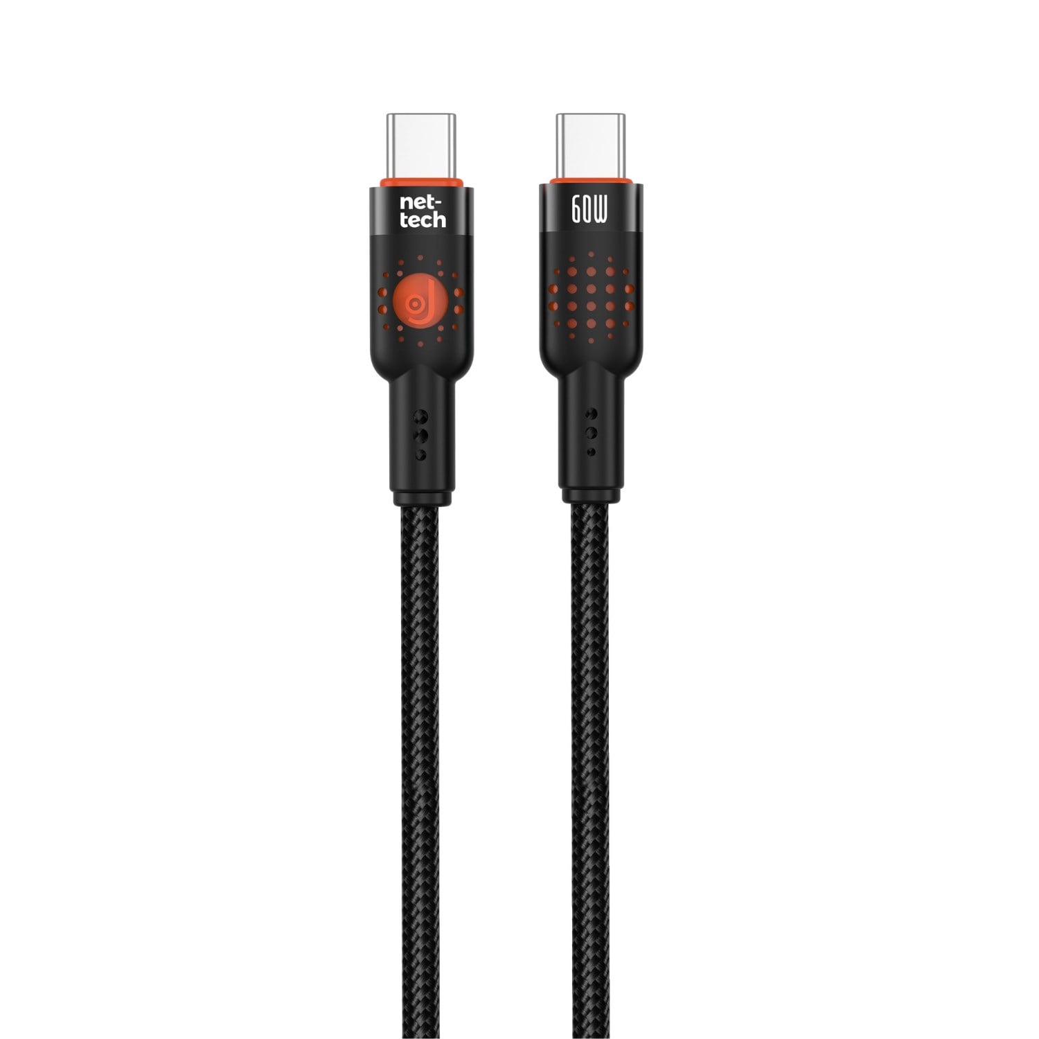 Nettech NT-DC32 60W Plastik 100 Cm Type-C To Type-C Şarj ve Data Kablosu NT-108296