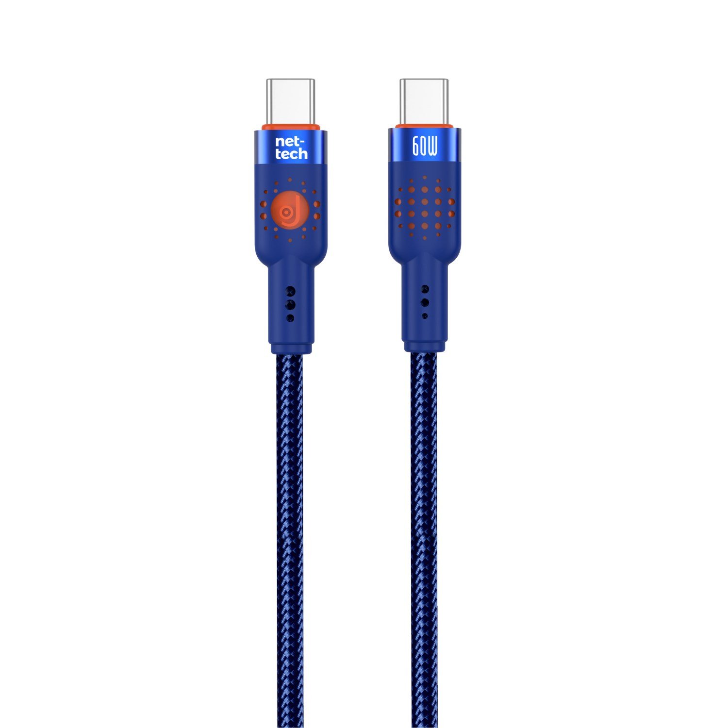 Nettech NT-DC32 60W Plastik 100 Cm Type-C To Type-C Şarj ve Data Kablosu NT-108296