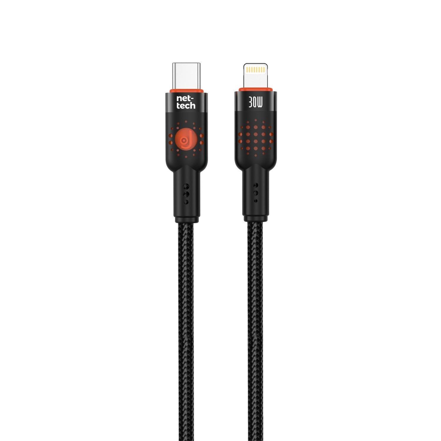 Nettech NT-DC33 30W Plastik 100 Cm Type-C To Lightning Şarj ve Data Kablosu NT-108300