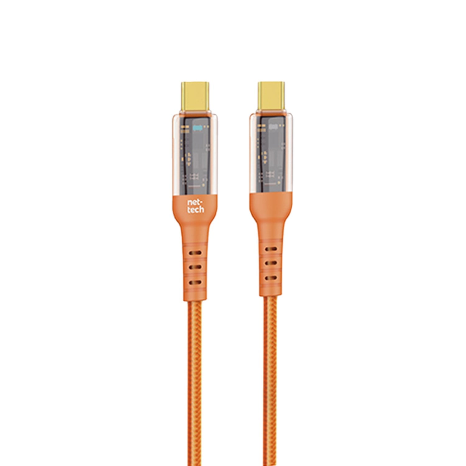 Nettech NT-DC36 60W Plastik 100 Cm Type-C To Type-C Şarj ve Data Kablosu NT-108305