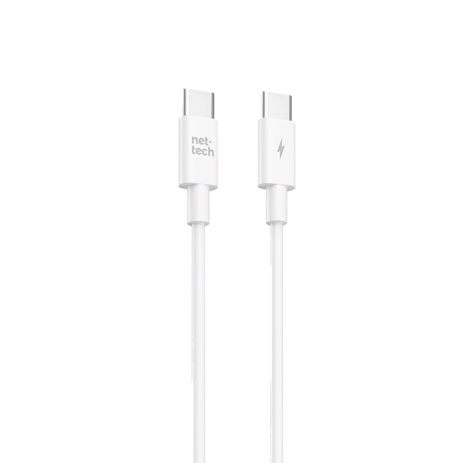 Nettech NT-DC53 60W Plastik 100 Cm Type-C To Type-C Şarj ve Data Kablosu NT-112819