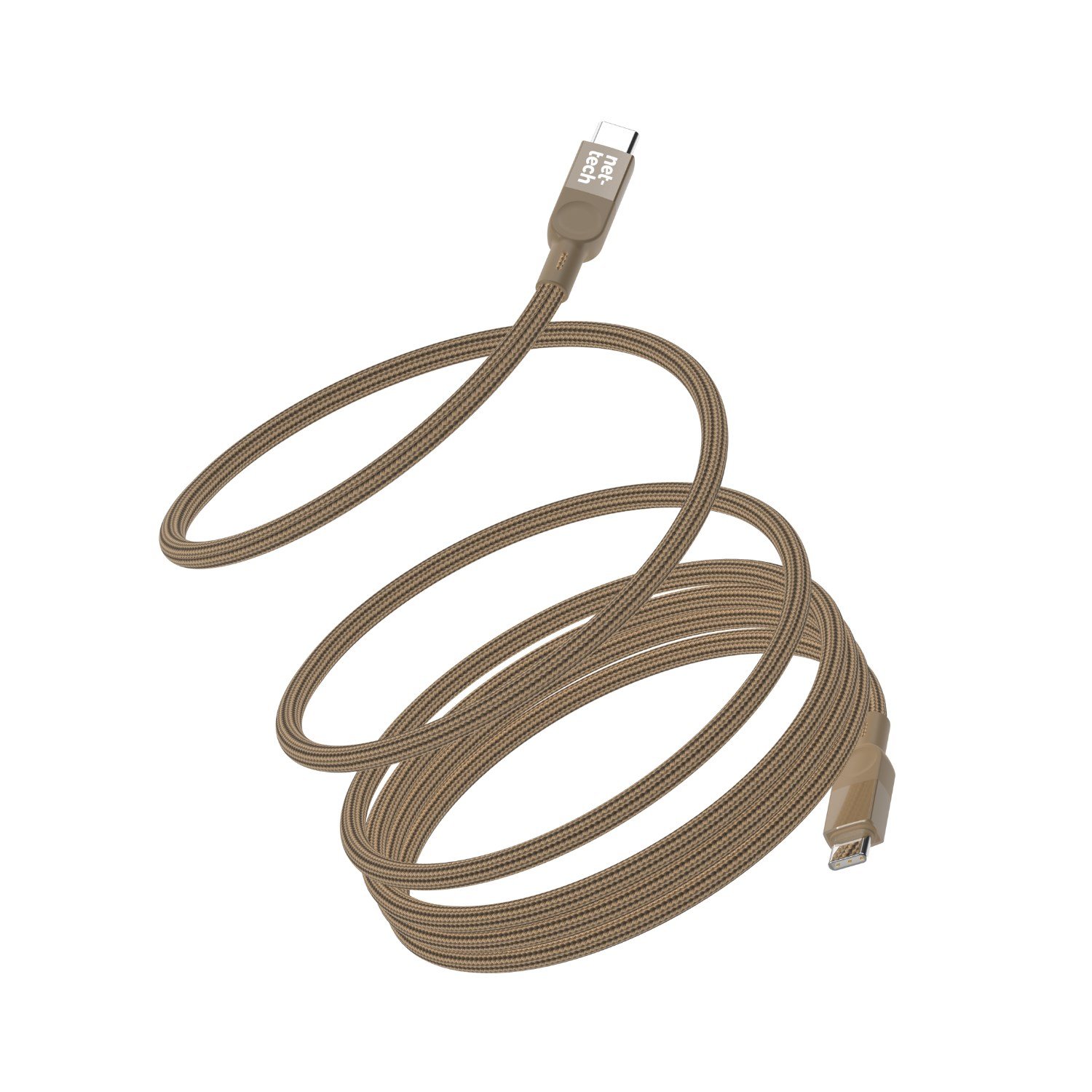 Nettech NT-DC54 Magnetic 100W İp Örgü 100 Cm Type-C To Type-C Şarj ve Data Kablosu NT-113833