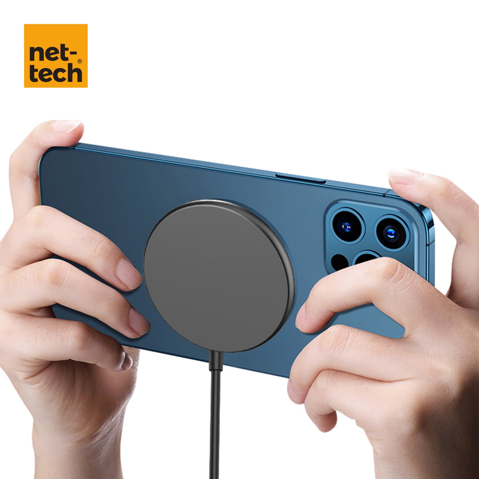 Nettech NT-WCH06 PD Magsafe 15W Kablosuz Wireless Şarj NT-WCH06