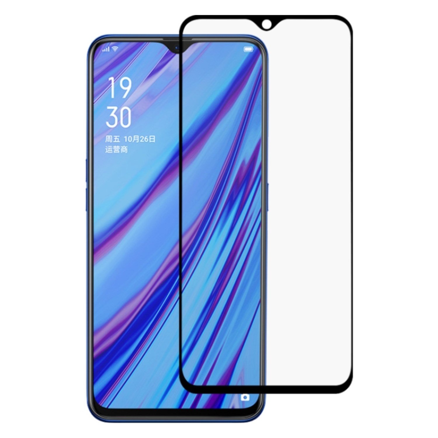 Nettech Oppo A5 Uyumlu 5D Glas Full Cam Koruyucu NT-115796