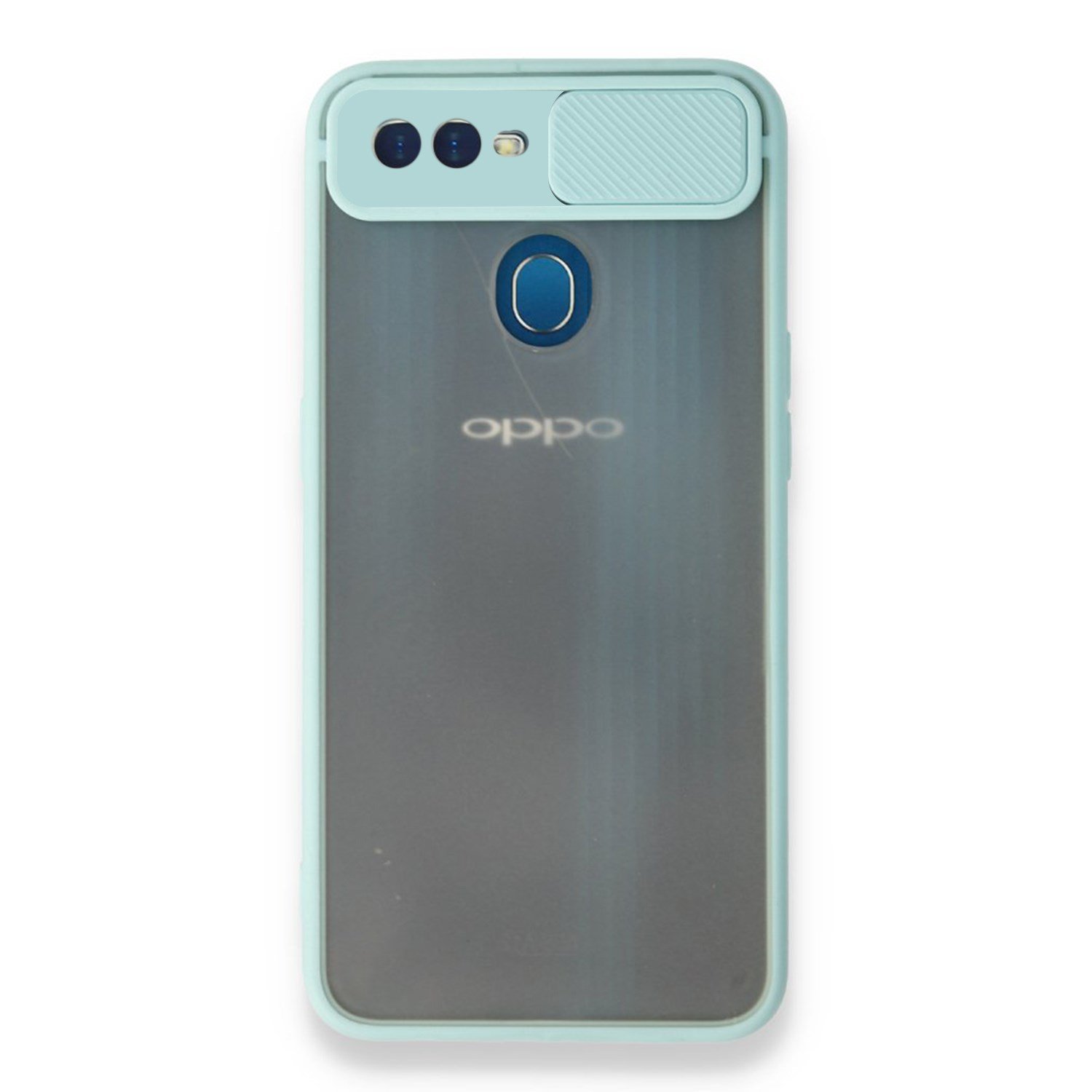 Nettech Oppo A5s Uyumlu Platin Kamera Kızaklı Arka Koruma Kılıf NT-86883