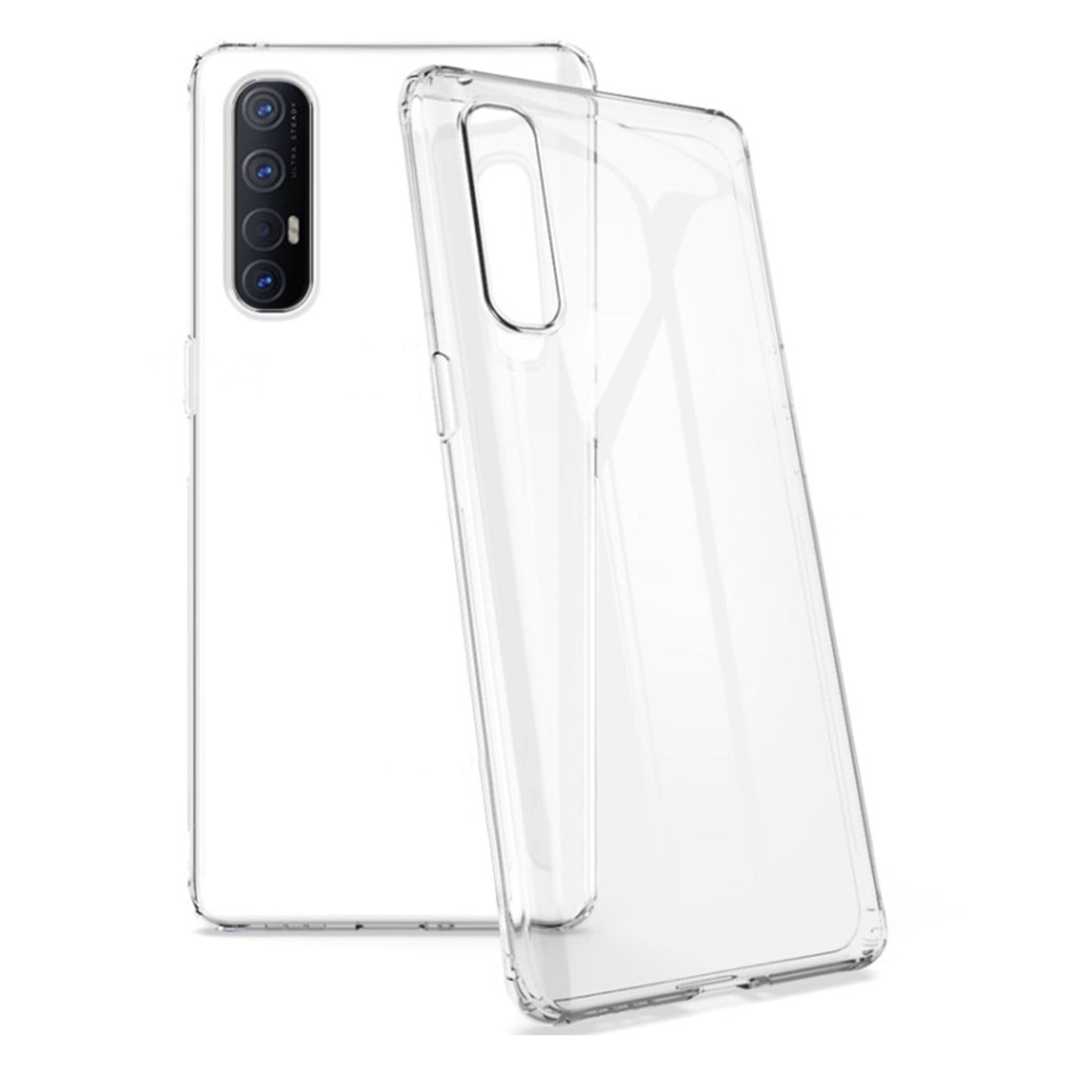 Nettech Oppo Reno 3 Pro Uyumlu Şeffaf Seri Arka Koruma Kılıf NT-80135