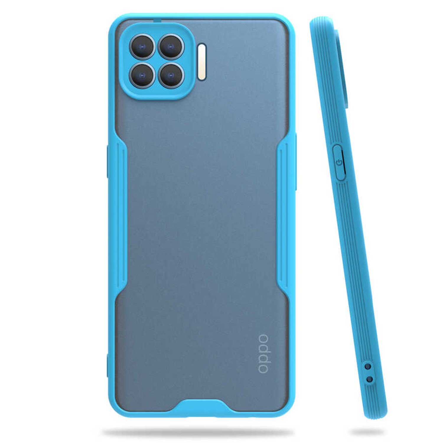 Nettech Oppo Reno 4 Lite Uyumlu Platin Seri Arka Koruma Kılıf NT-84377