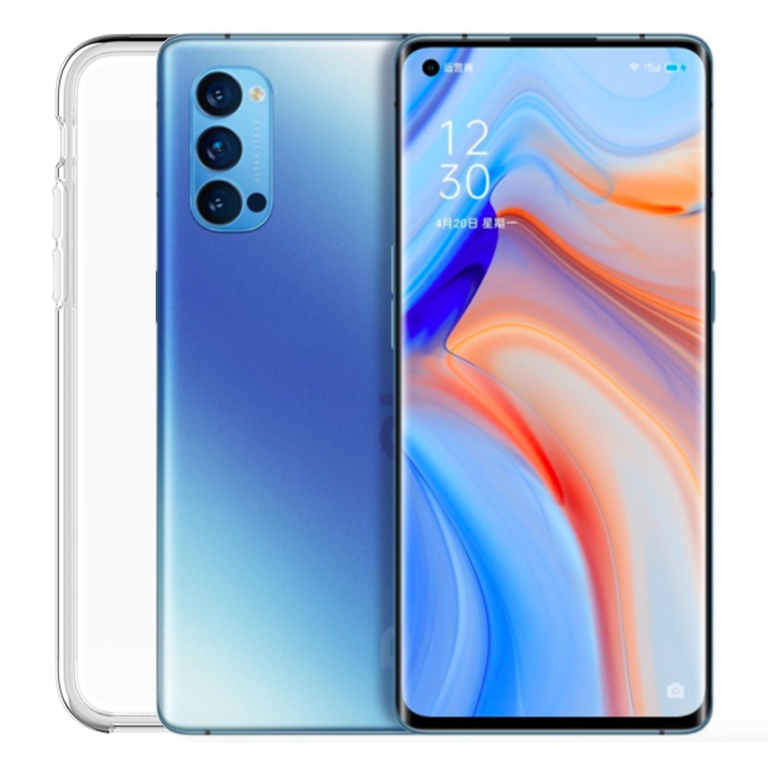 Nettech Oppo Reno 4 Uyumlu Lüx Seri Arka Koruma Kılıf NT-80249