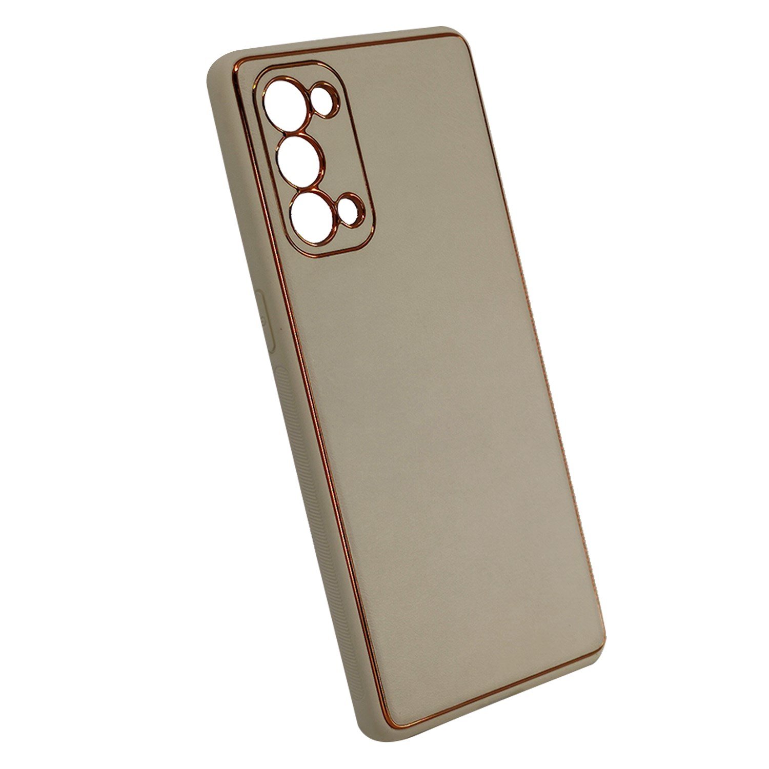 Nettech Oppo Reno 5 Pro Uyumlu Coco Leather Seri Arka Koruma Kılıf NT-93620