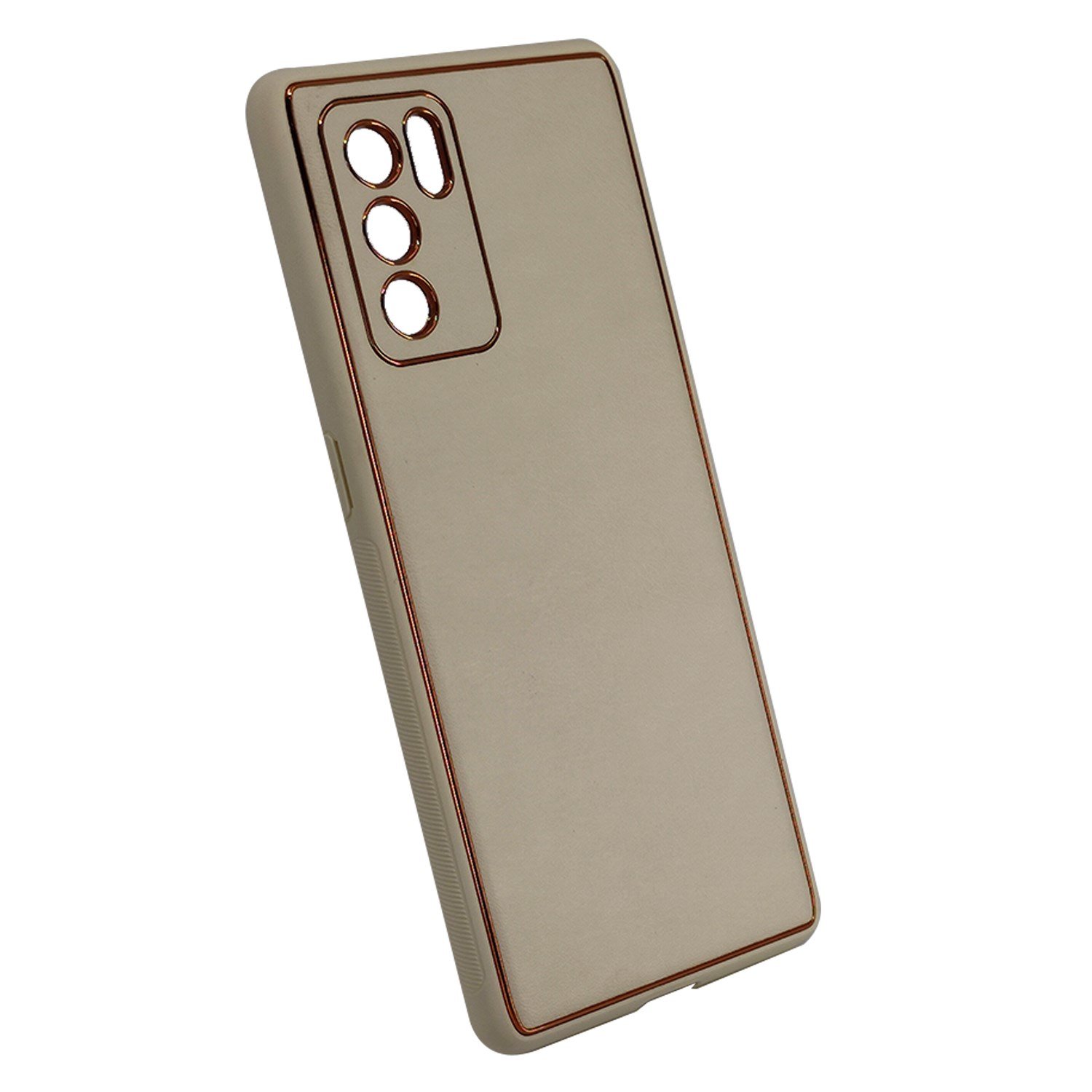 Nettech Oppo Reno 6 pro Uyumlu Coco Leather Seri Arka Koruma Kılıf NT-93629