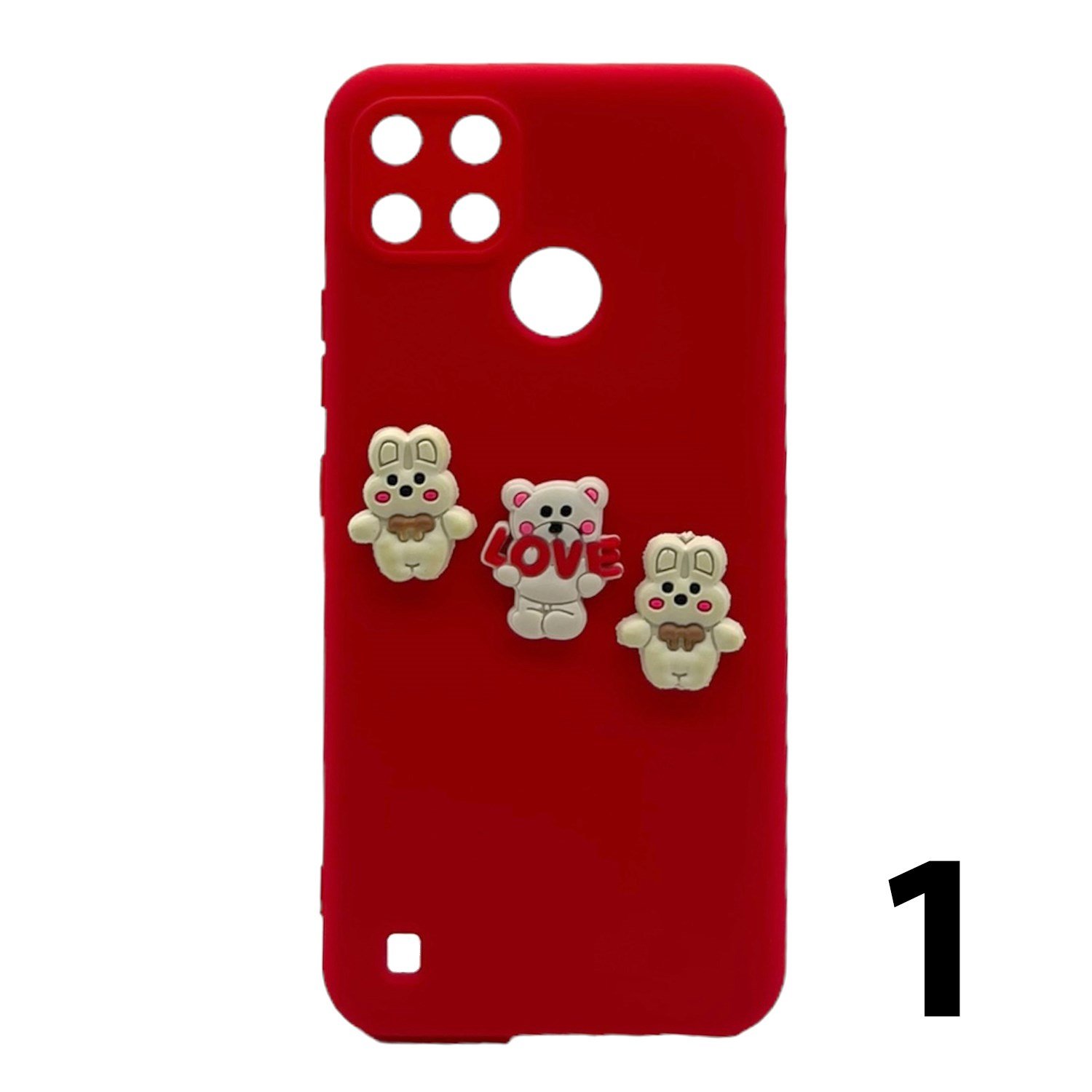 Nettech Realme C21Y Uyumlu Maskot Seri Arka Koruma Kılıf NT-106199