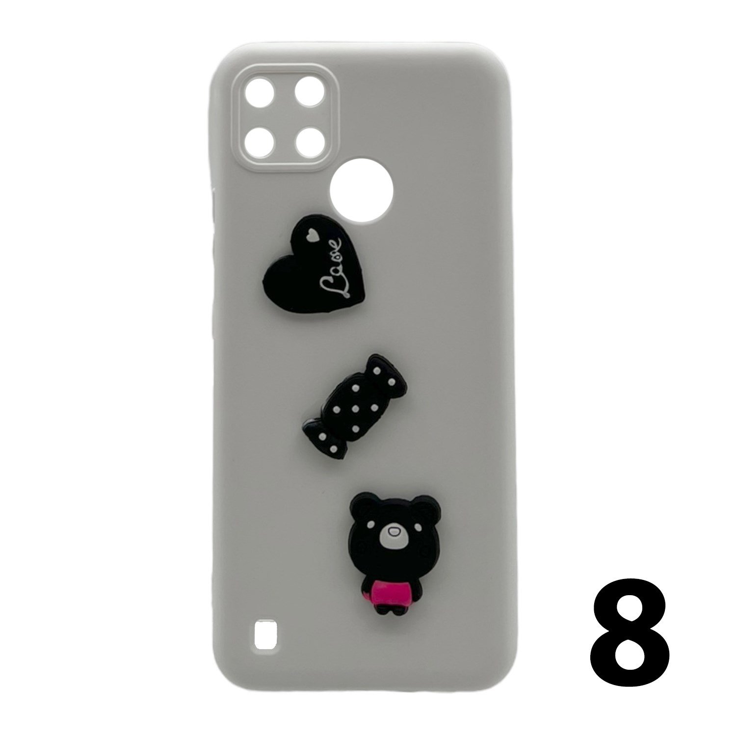 Nettech Realme C21Y Uyumlu Maskot Seri Arka Koruma Kılıf NT-106199