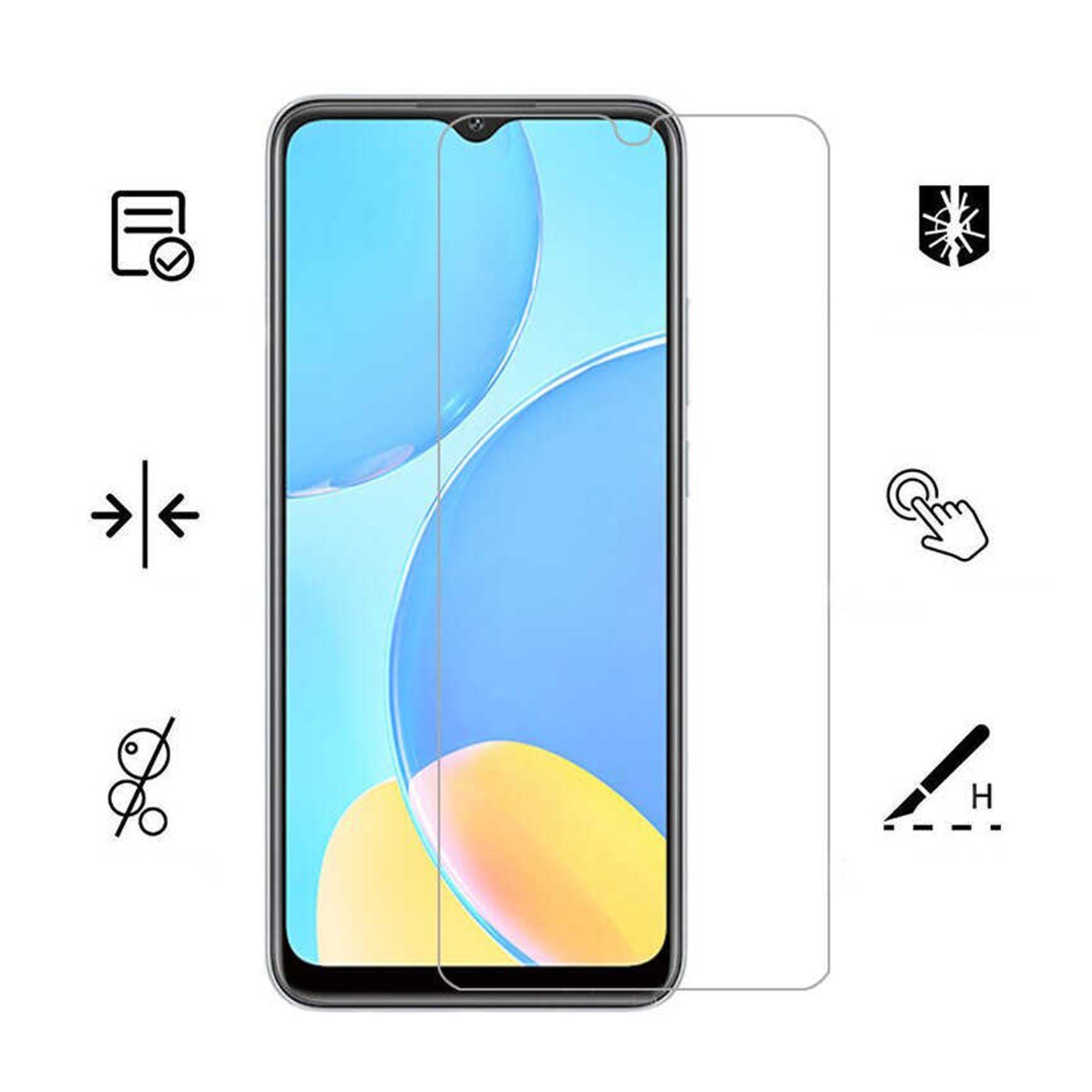Nettech Reeder P13 Blue Max Pro Uyumlu Ön Koruma Cam Ekran Koruyucu NT-93359