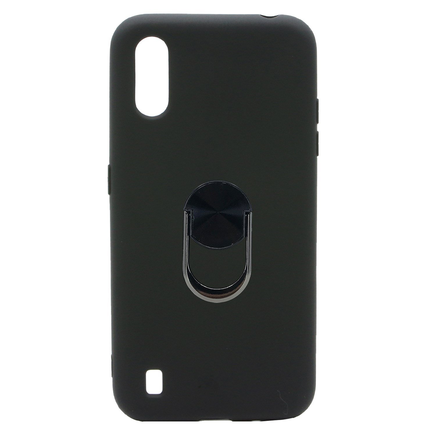 Nettech Samsung Galaxy A01 Uyumlu Leather Ring Nano Arka Koruma Kılıf NT-82912