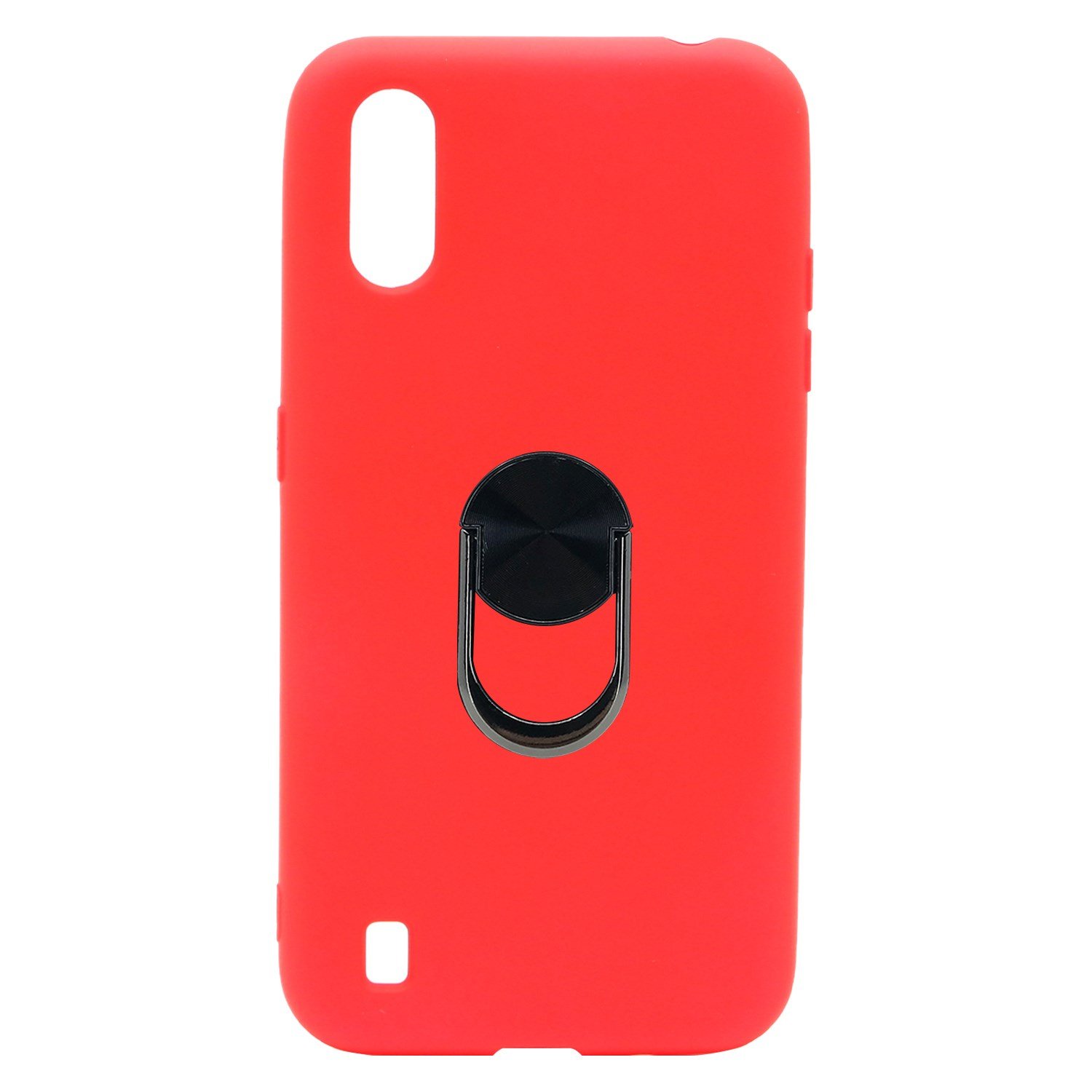 Nettech Samsung Galaxy A01 Uyumlu Leather Ring Nano Arka Koruma Kılıf NT-82912