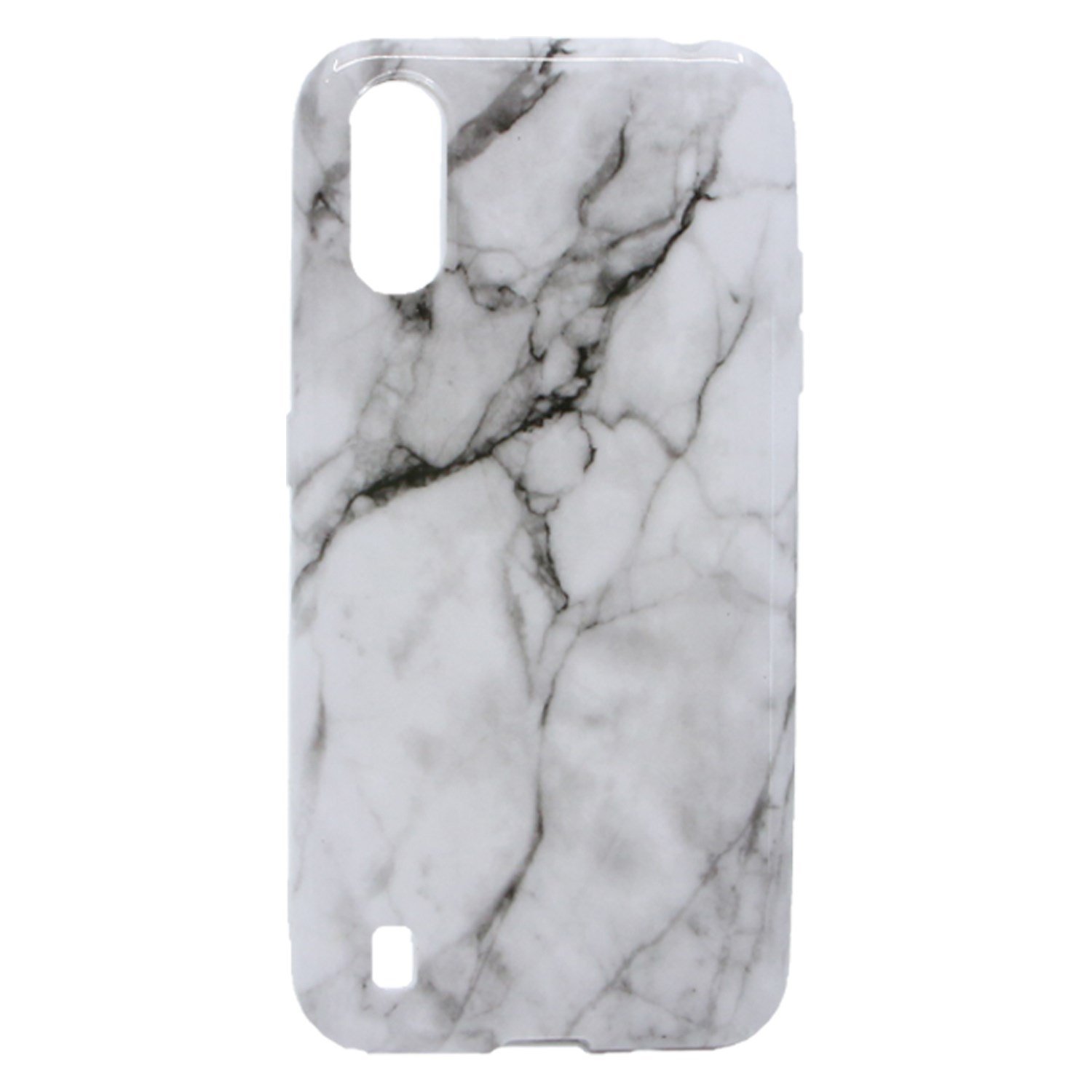 Nettech Samsung Galaxy A01 Uyumlu Mermer Desenli Arka Koruma Kılıf NT-79112