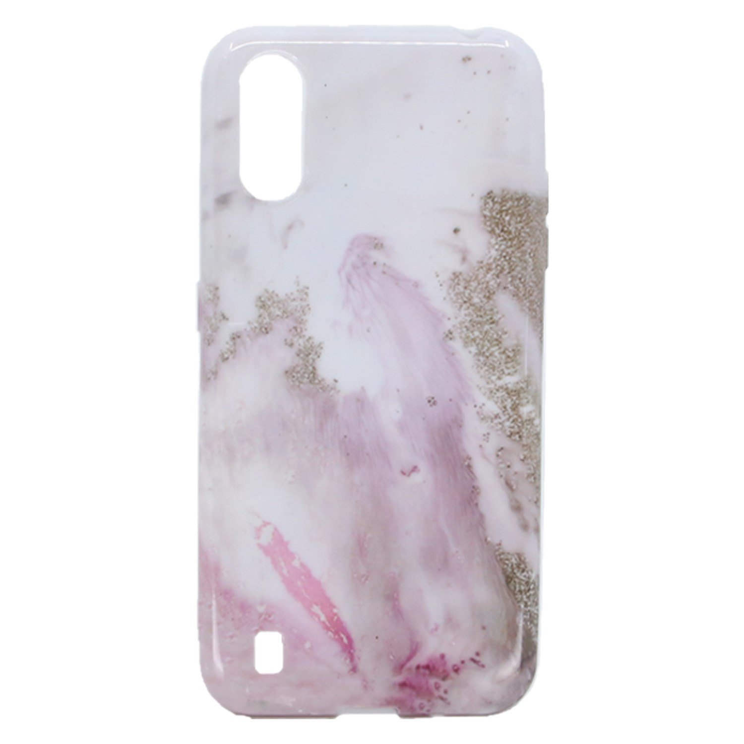 Nettech Samsung Galaxy A01 Uyumlu Mermer Desenli Arka Koruma Kılıf NT-79112
