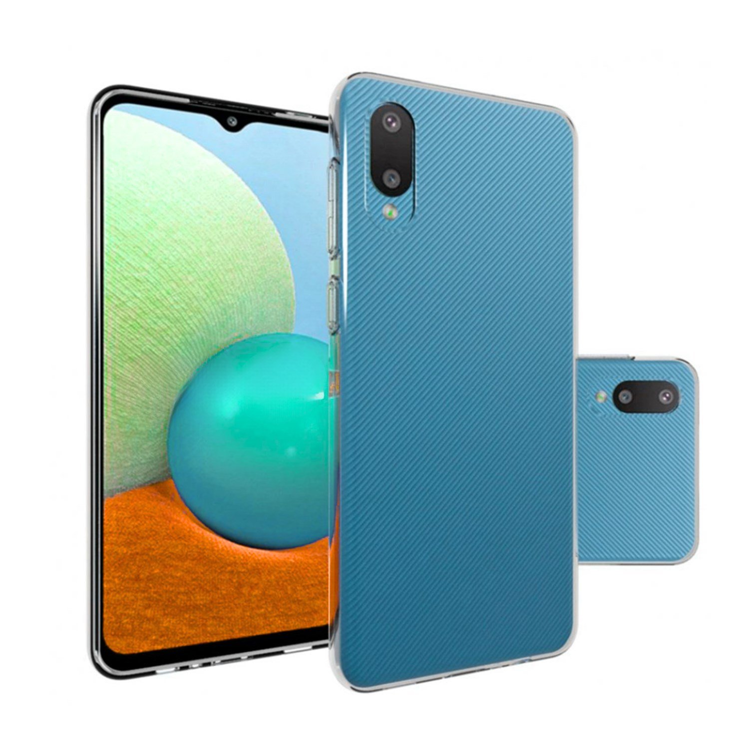 Nettech Samsung Galaxy A02 Uyumlu Lüx Seri Kamera Korumalı Arka Koruma Kılıf NT-87114
