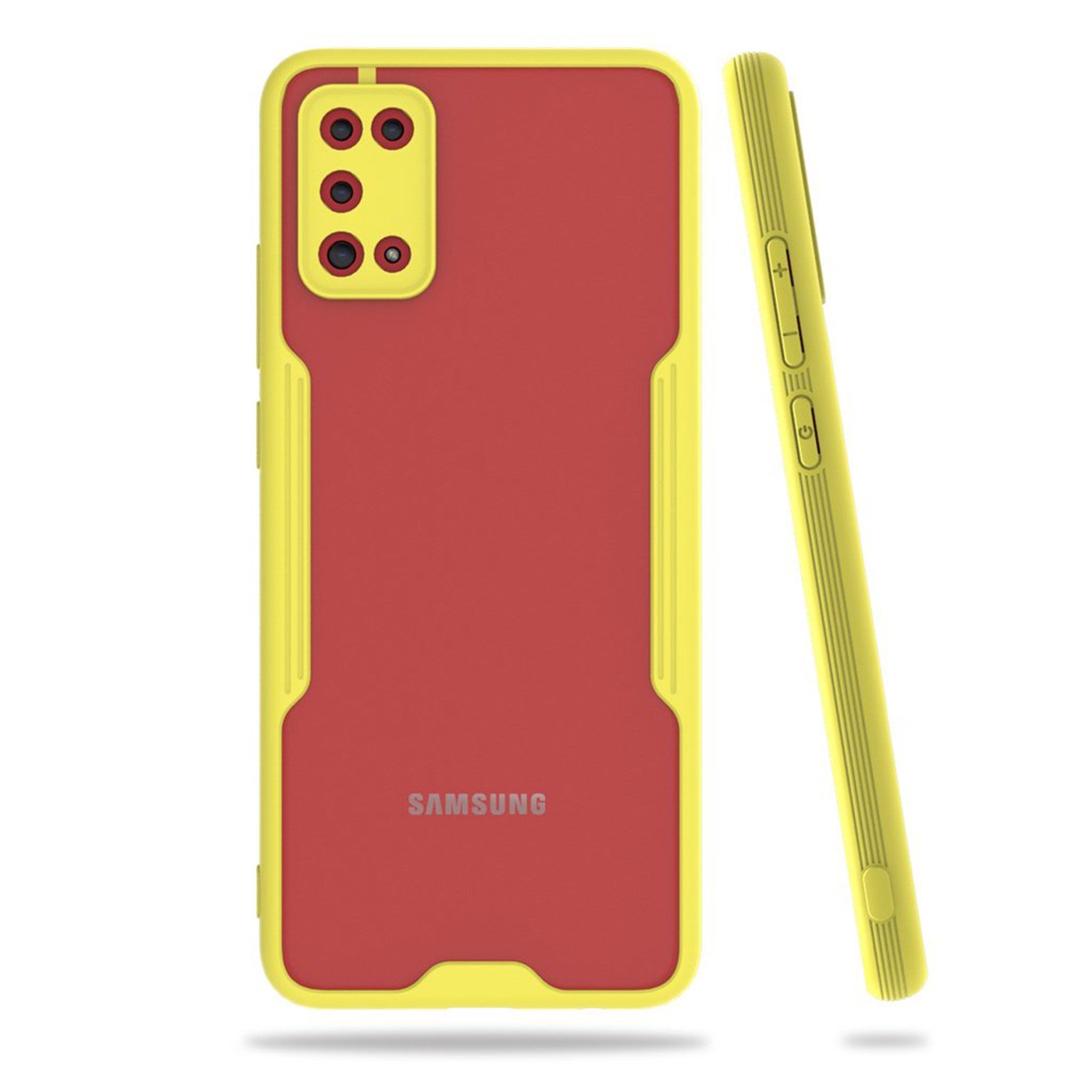 Nettech Samsung Galaxy A02S Uyumlu Platin Seri Arka Koruma Kılıf NT-84404