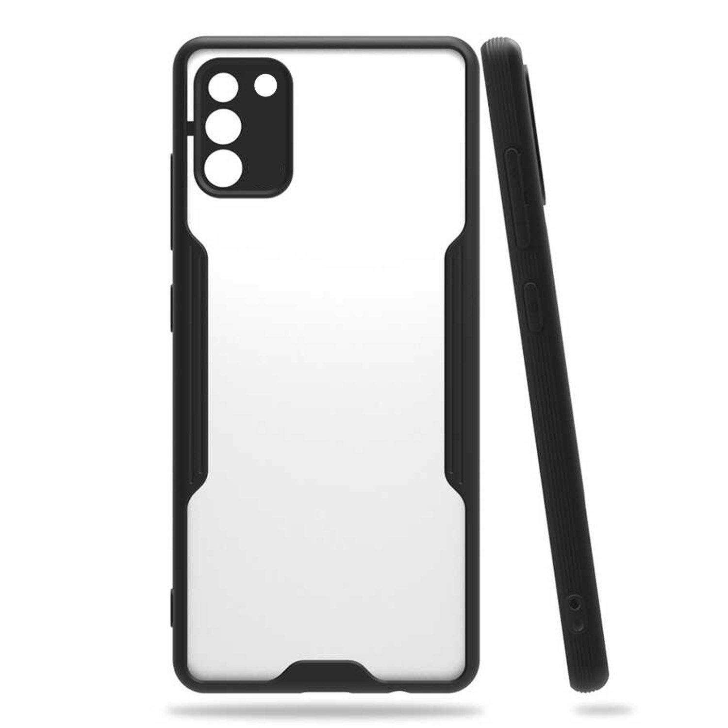 Nettech Samsung Galaxy A02S Uyumlu Platin Seri Arka Koruma Kılıf NT-84404
