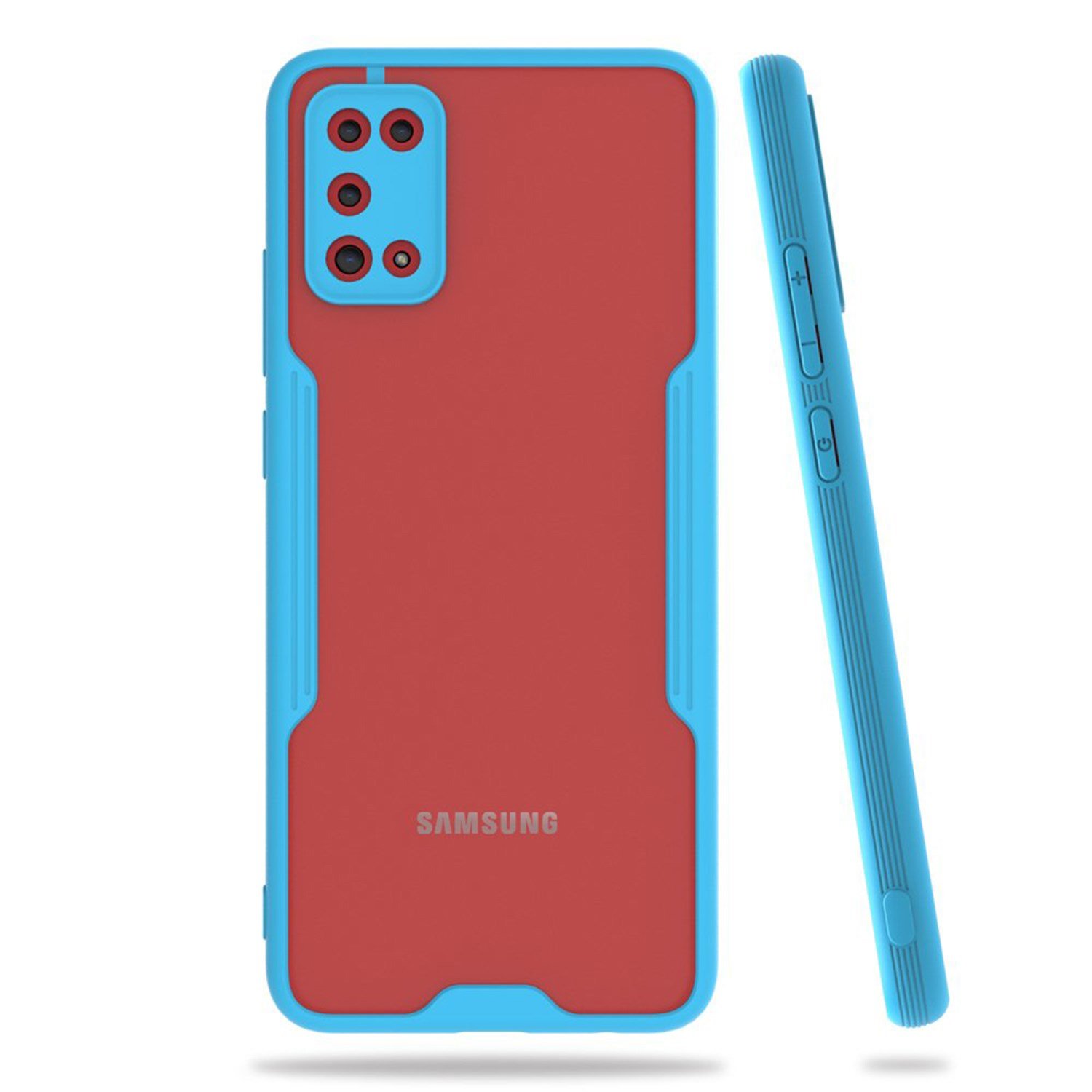Nettech Samsung Galaxy A02S Uyumlu Platin Seri Arka Koruma Kılıf NT-84404