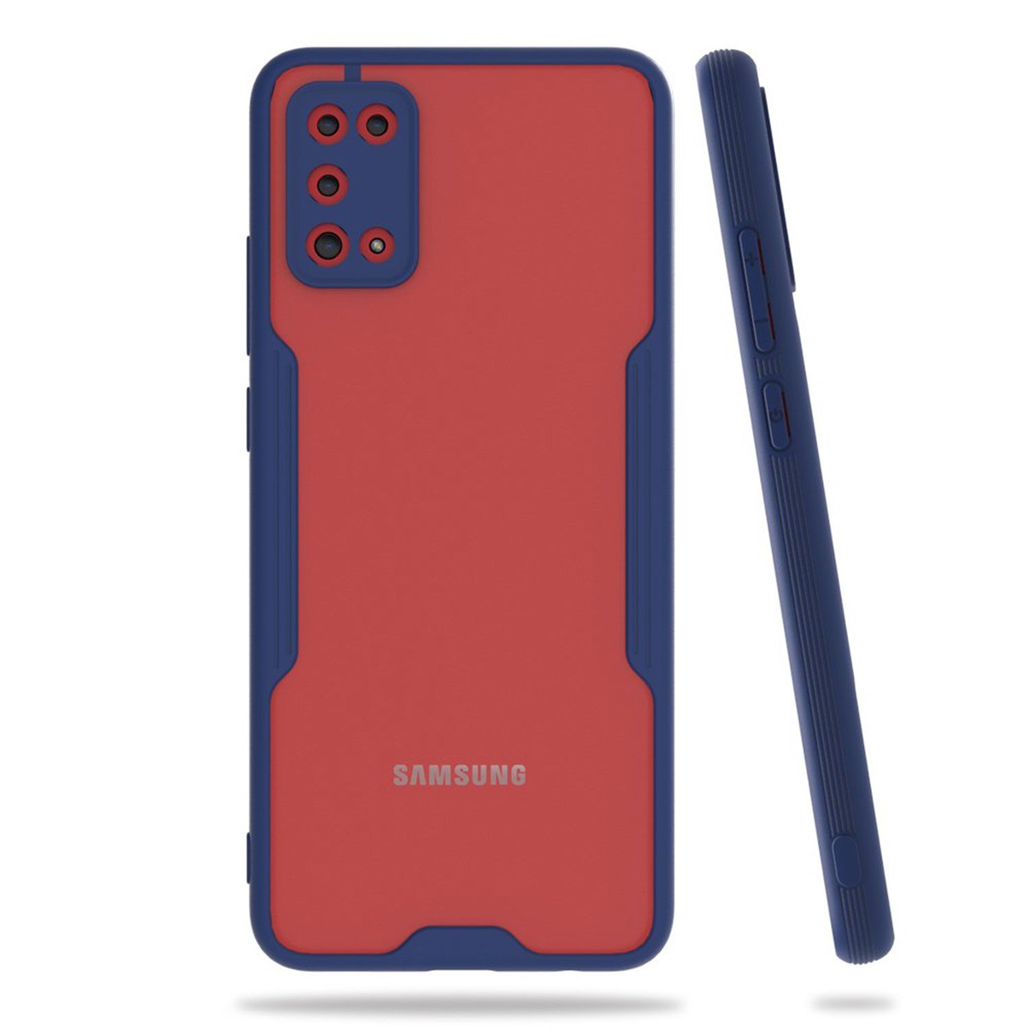 Nettech Samsung Galaxy A02S Uyumlu Platin Seri Arka Koruma Kılıf NT-84404
