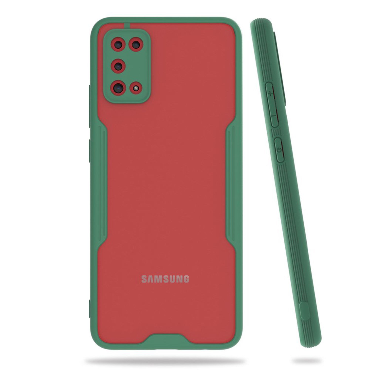 Nettech Samsung Galaxy A02S Uyumlu Platin Seri Arka Koruma Kılıf NT-84404