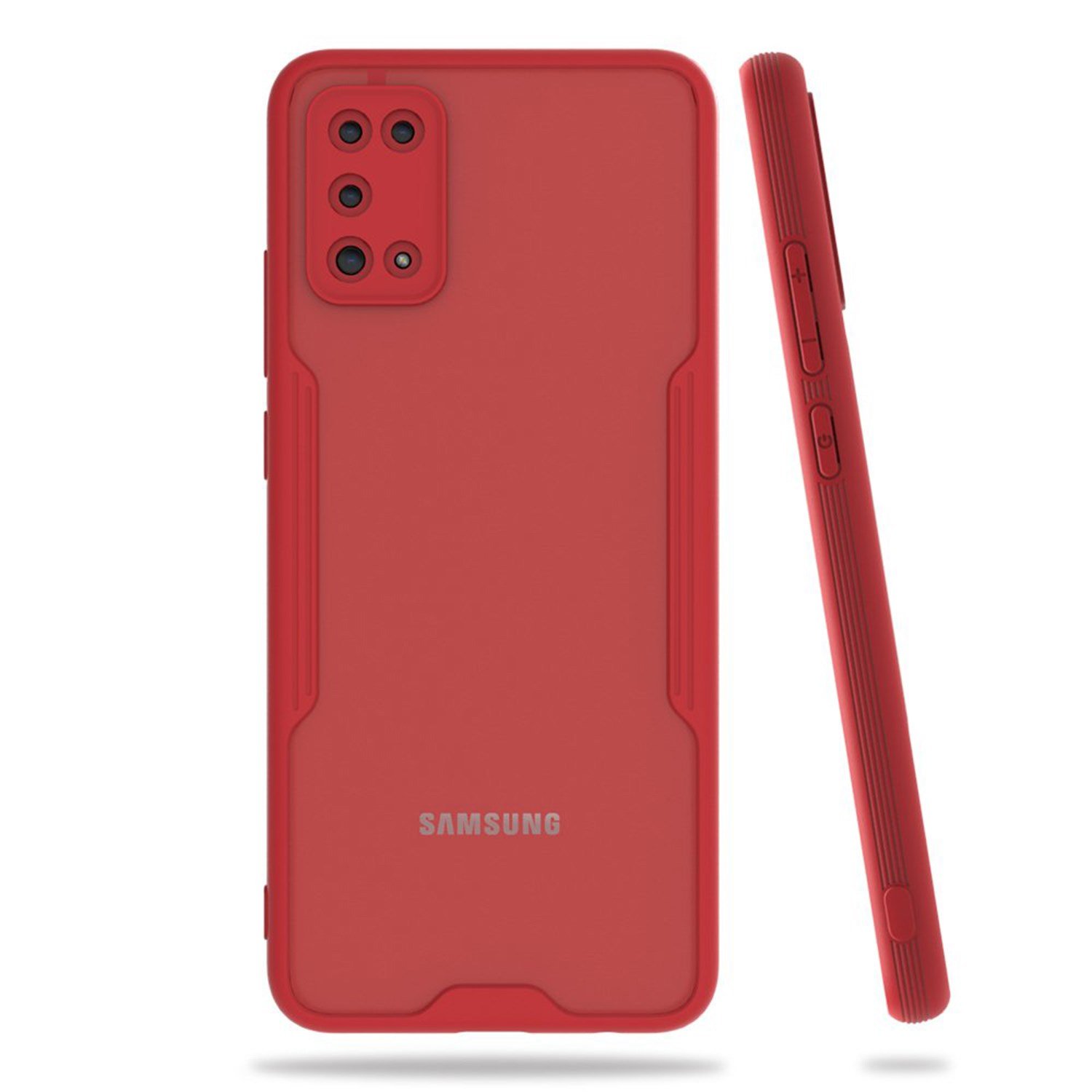 Nettech Samsung Galaxy A02S Uyumlu Platin Seri Arka Koruma Kılıf NT-84404