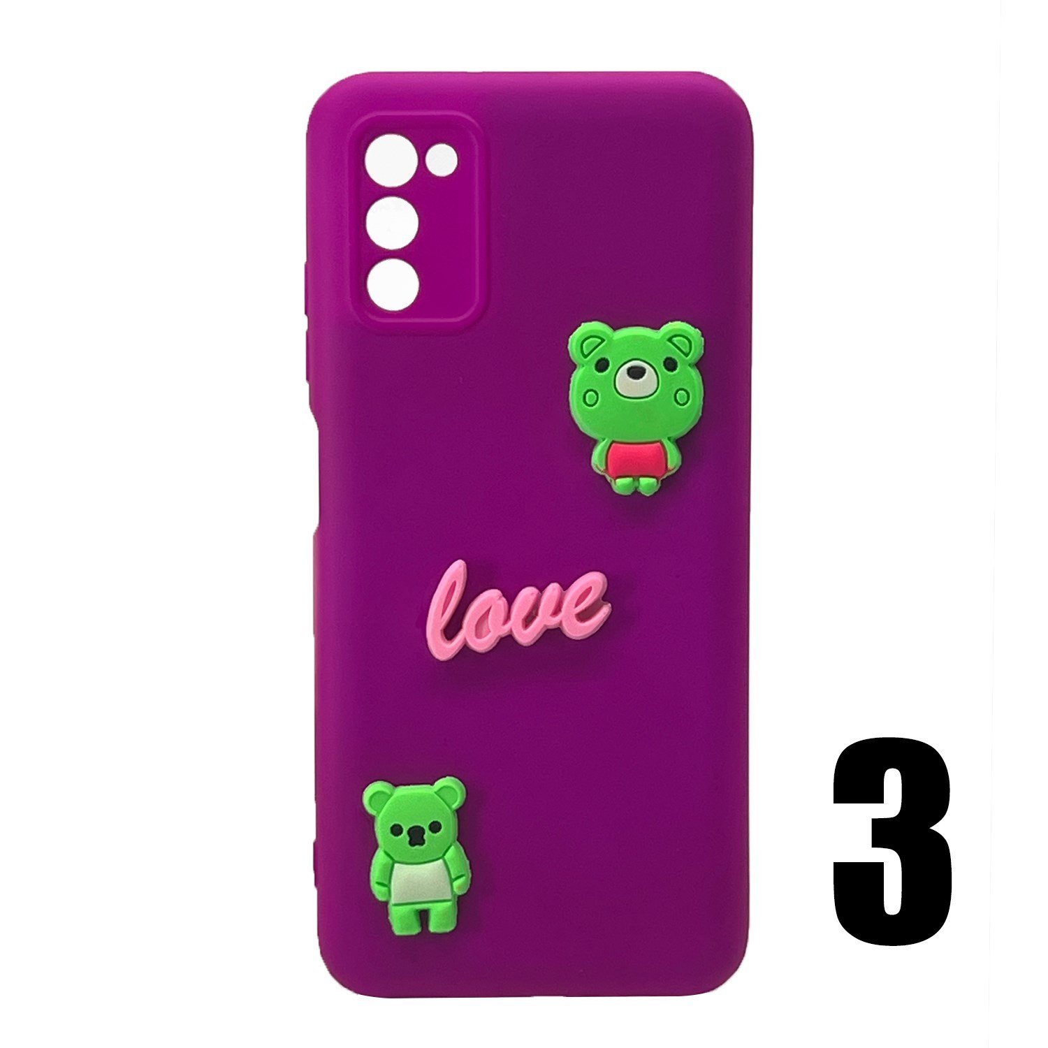 Nettech Samsung Galaxy A03S Uyumlu Maskot Seri Arka Koruma Kılıf NT-106225