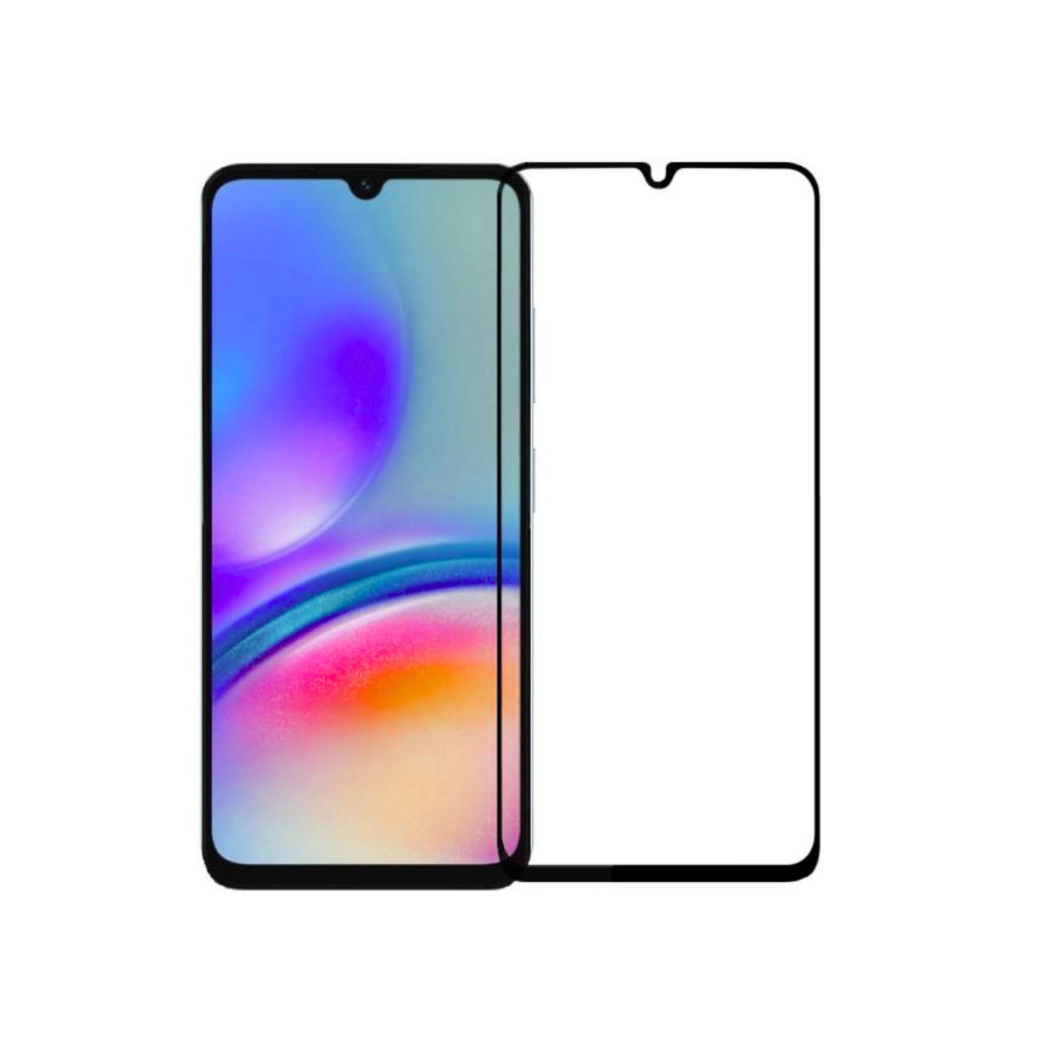 Nettech Samsung Galaxy A05S Uyumlu 5D Glas Full Cam Koruyucu NT-110126