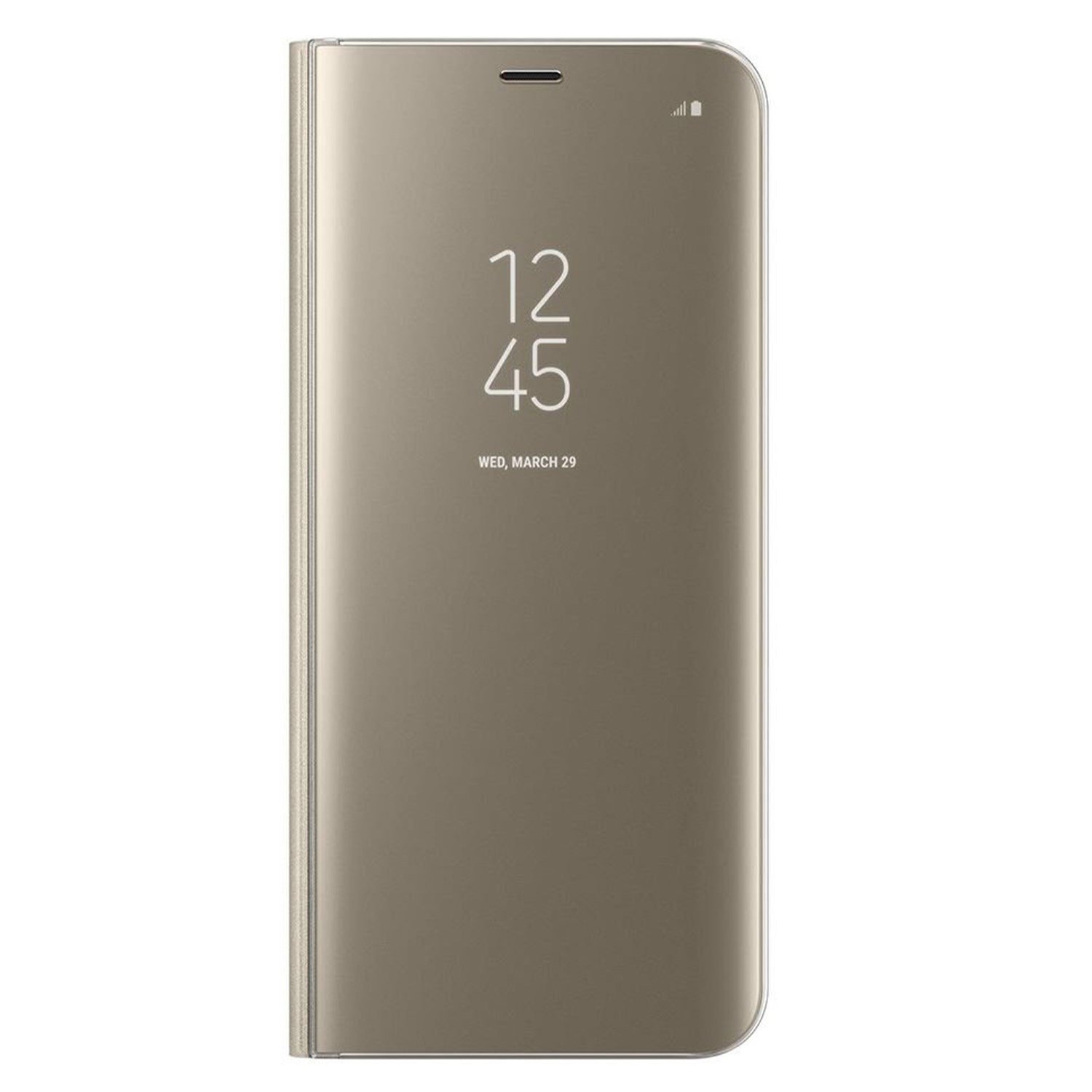 Nettech Samsung Galaxy A10S Uyumlu Clear View Aynalı Kapaklı Kılıf NT-85577