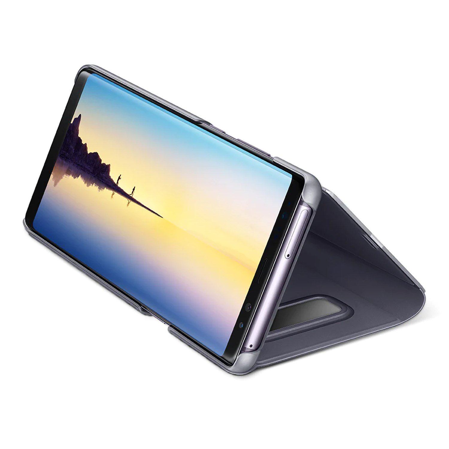 Nettech Samsung Galaxy A10S Uyumlu Clear View Aynalı Kapaklı Kılıf NT-85577