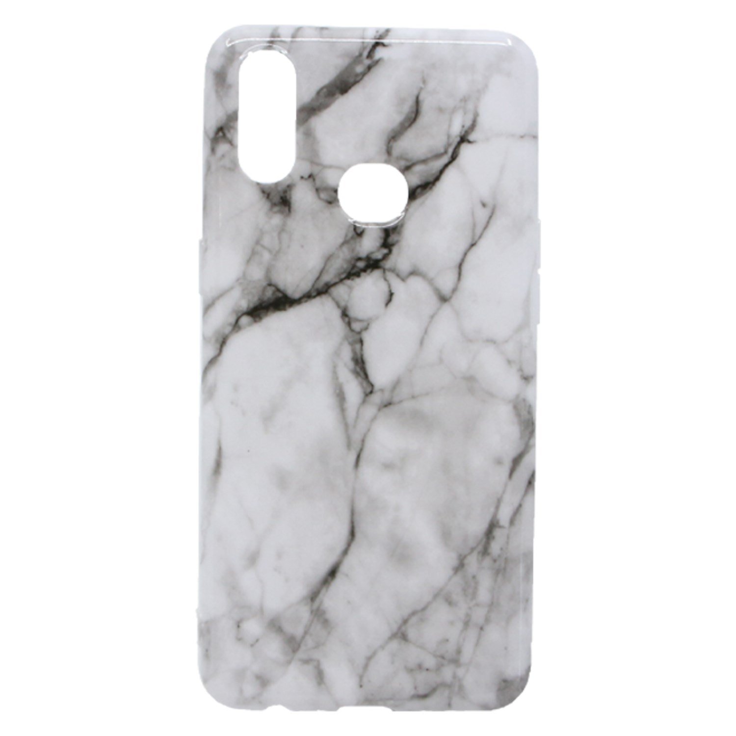 Nettech Samsung Galaxy A10S Uyumlu Mermer Desenli Arka Koruma Kılıf NT-79134