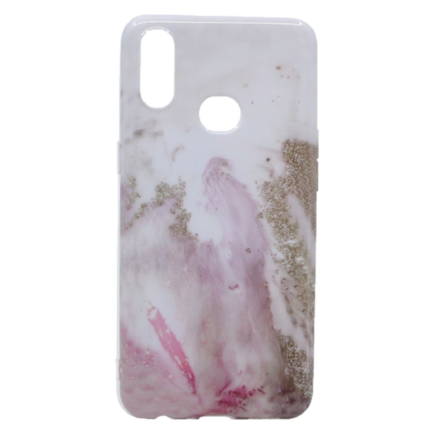 Nettech Samsung Galaxy A10S Uyumlu Mermer Desenli Arka Koruma Kılıf NT-79134