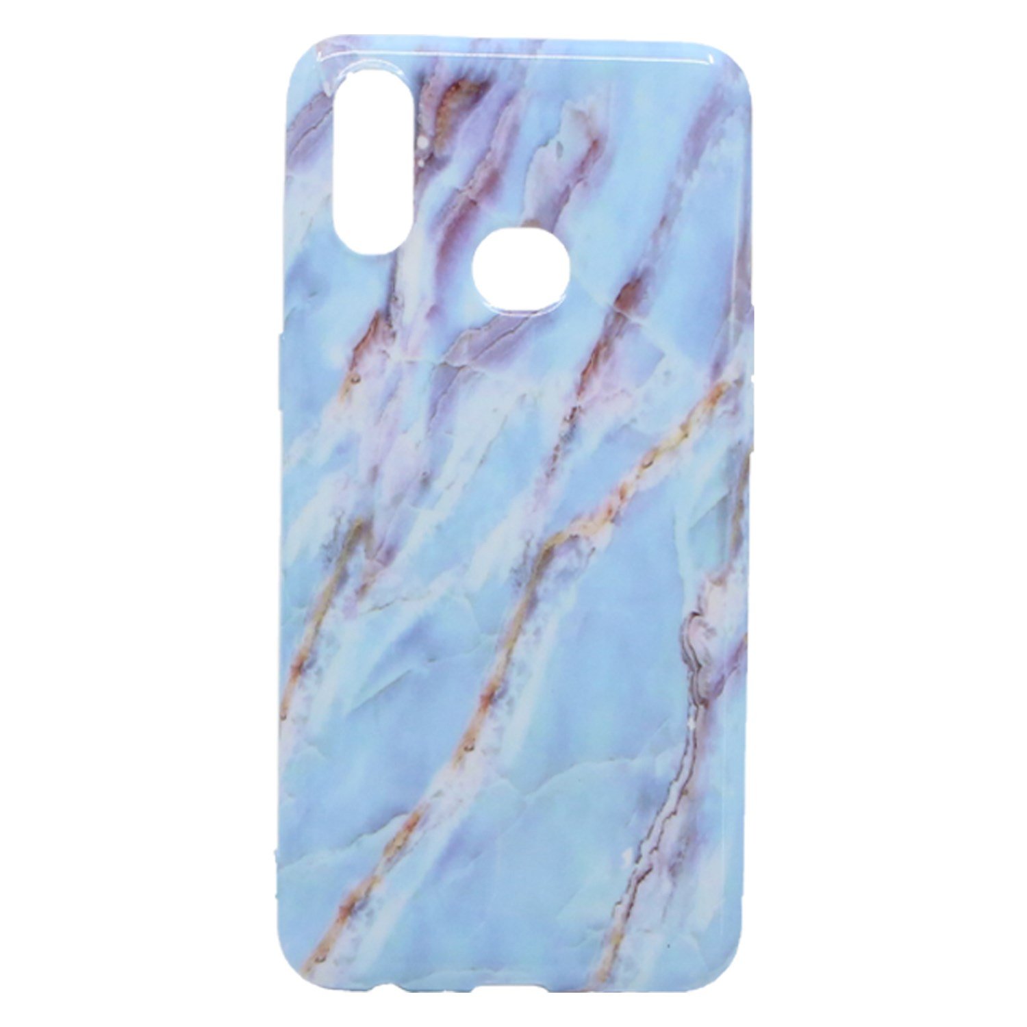 Nettech Samsung Galaxy A10S Uyumlu Mermer Desenli Arka Koruma Kılıf NT-79134