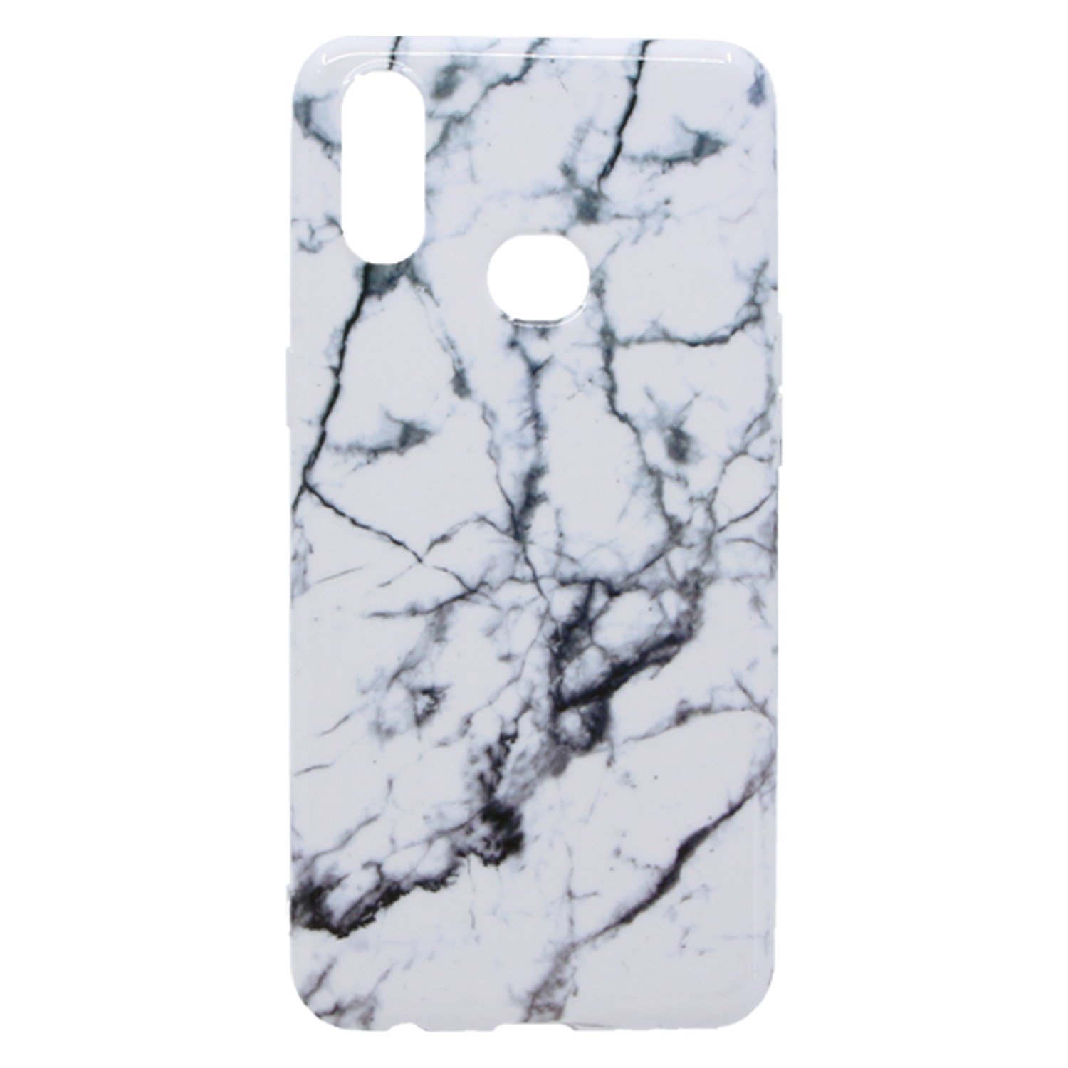 Nettech Samsung Galaxy A10S Uyumlu Mermer Desenli Arka Koruma Kılıf NT-79134