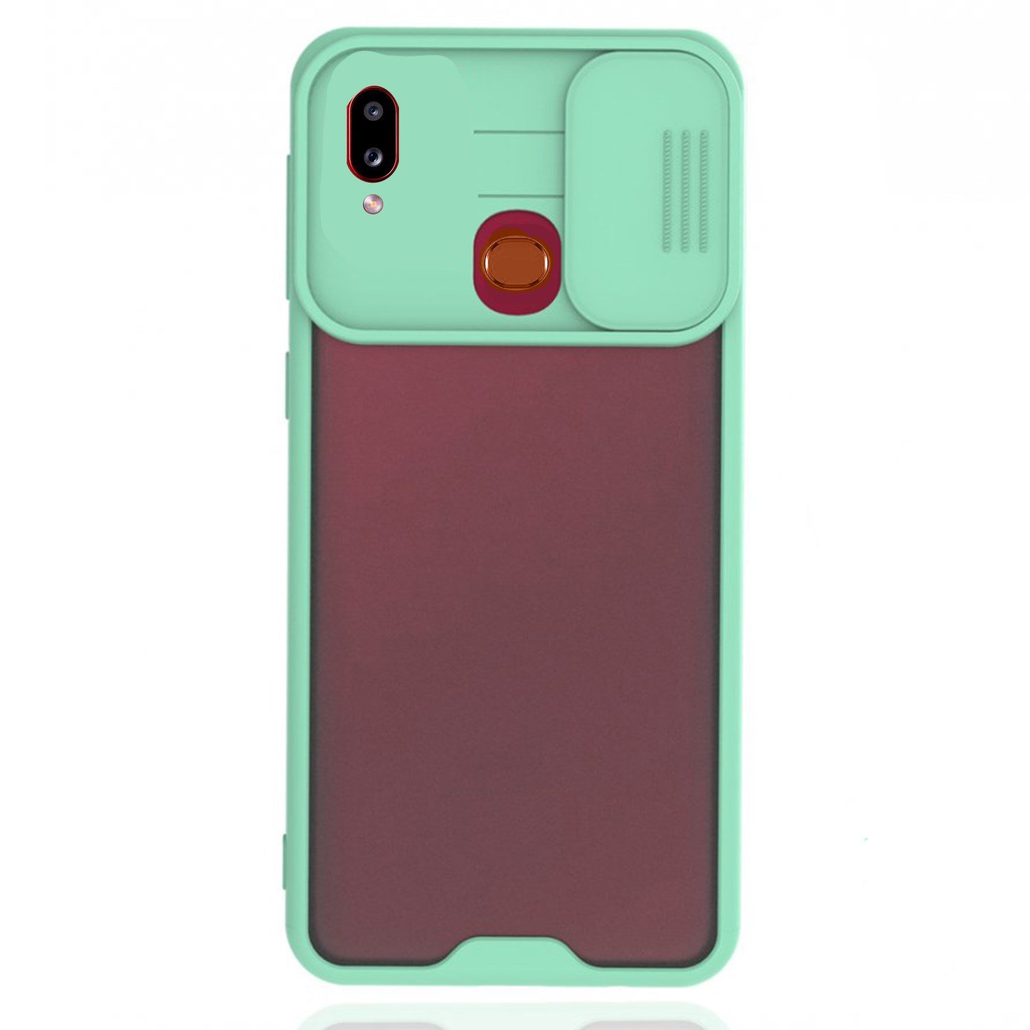 Nettech Samsung Galaxy A10S Uyumlu Platin Kamera Kızaklı Arka Koruma Kılıf NT-86741
