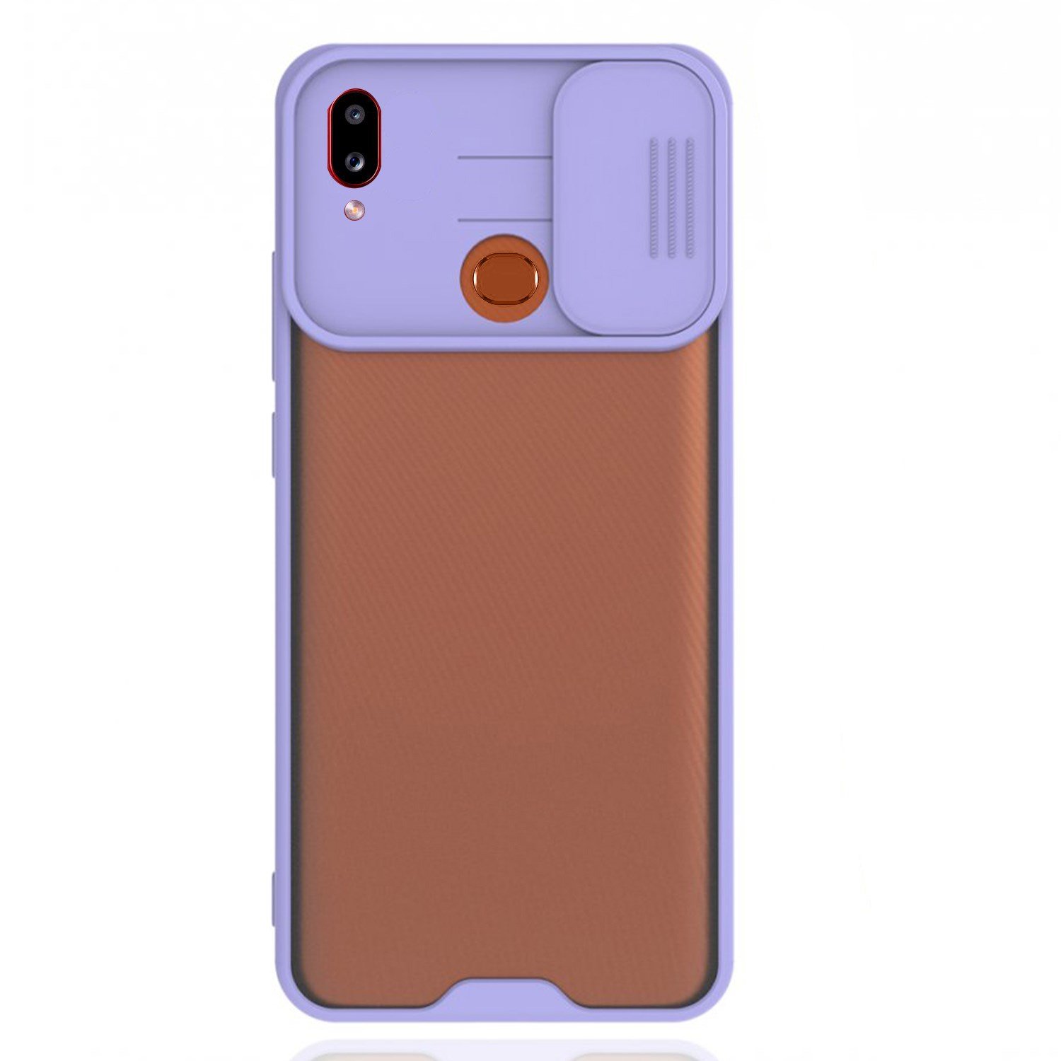 Nettech Samsung Galaxy A10S Uyumlu Platin Kamera Kızaklı Arka Koruma Kılıf NT-86741
