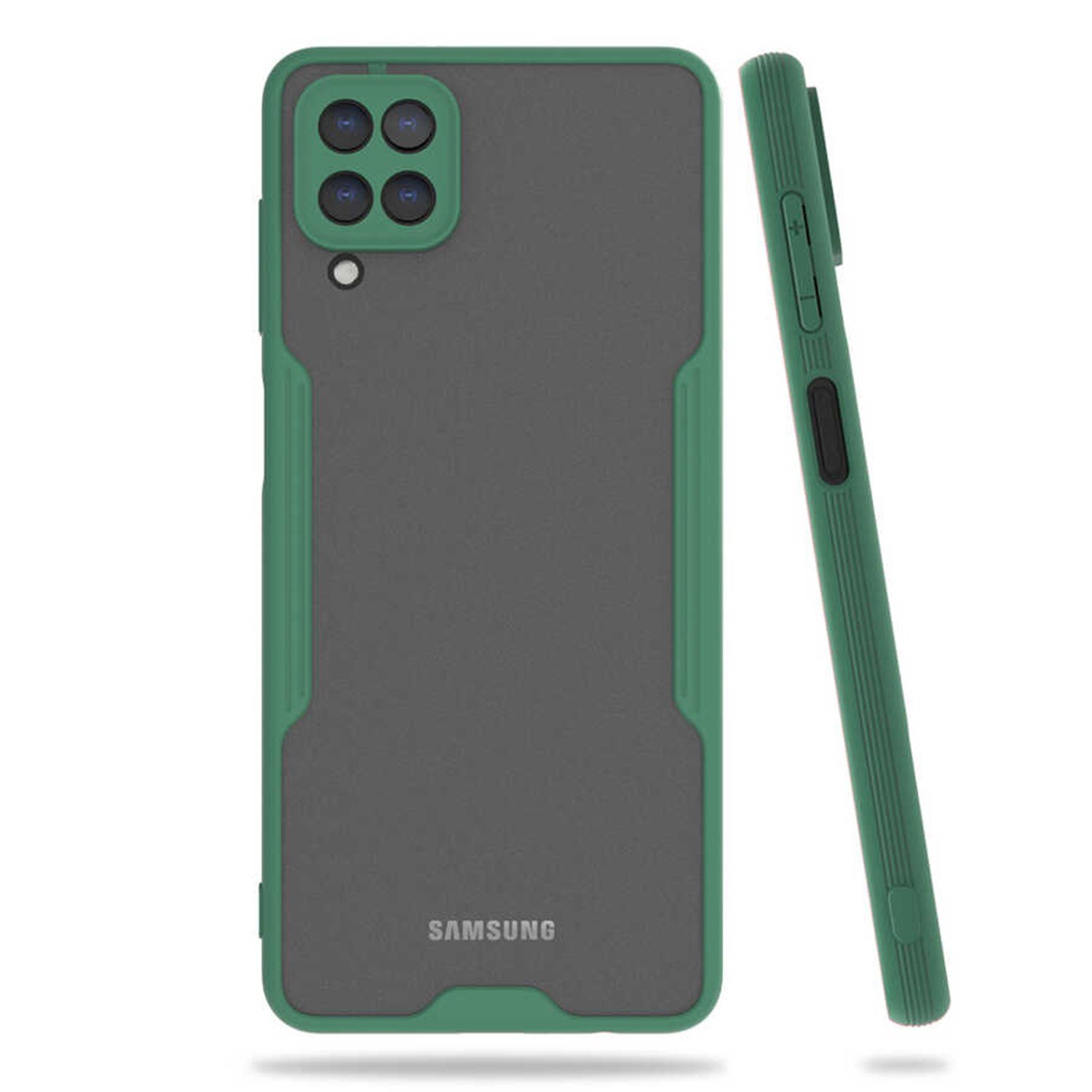Nettech Samsung Galaxy A12 Uyumlu Platin Seri Arka Koruma Kılıf NT-84395