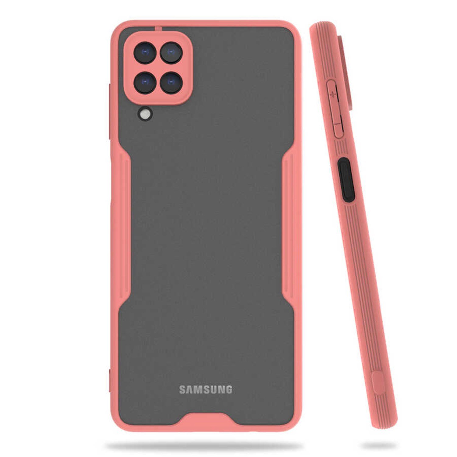 Nettech Samsung Galaxy A12 Uyumlu Platin Seri Arka Koruma Kılıf NT-84395