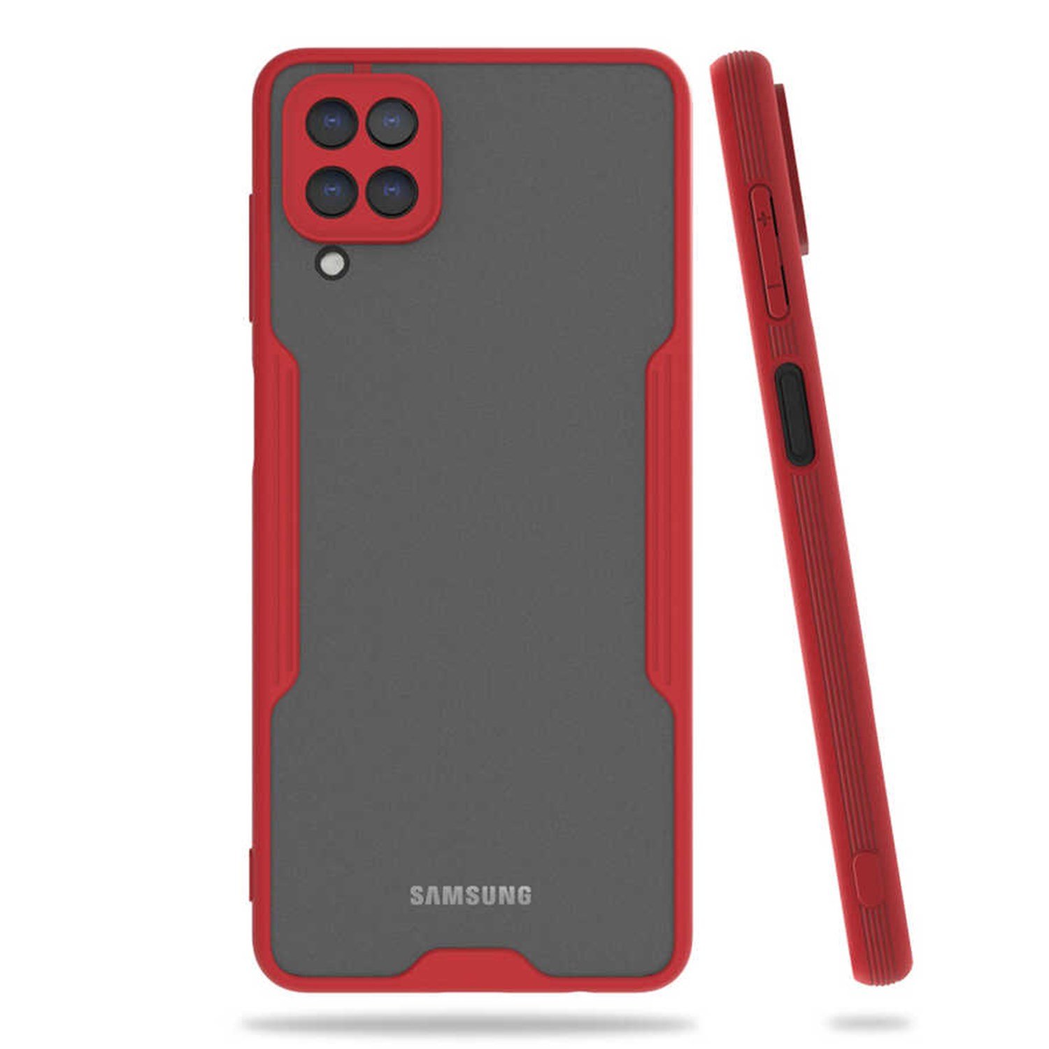 Nettech Samsung Galaxy A12 Uyumlu Platin Seri Arka Koruma Kılıf NT-84395