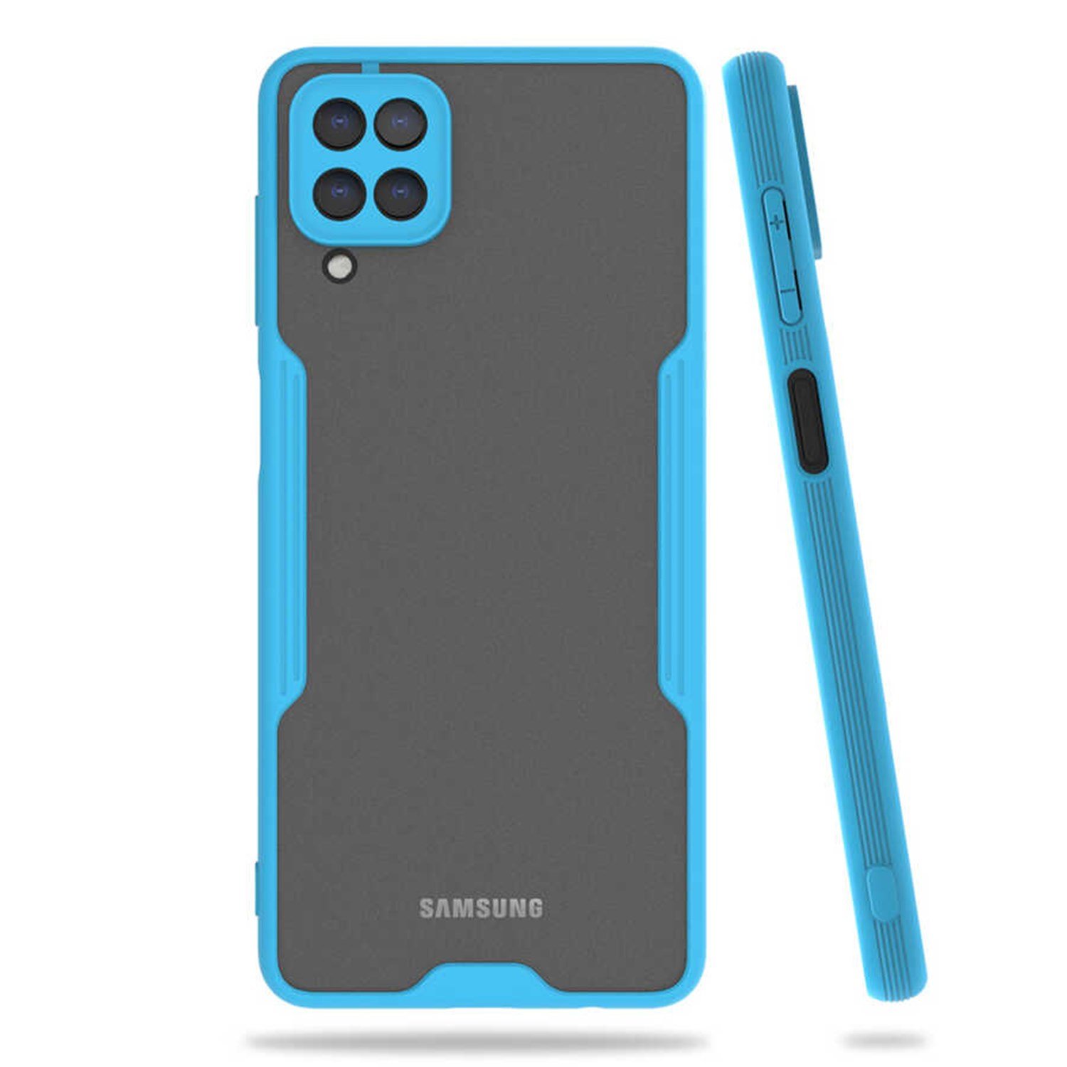 Nettech Samsung Galaxy A12 Uyumlu Platin Seri Arka Koruma Kılıf NT-84395