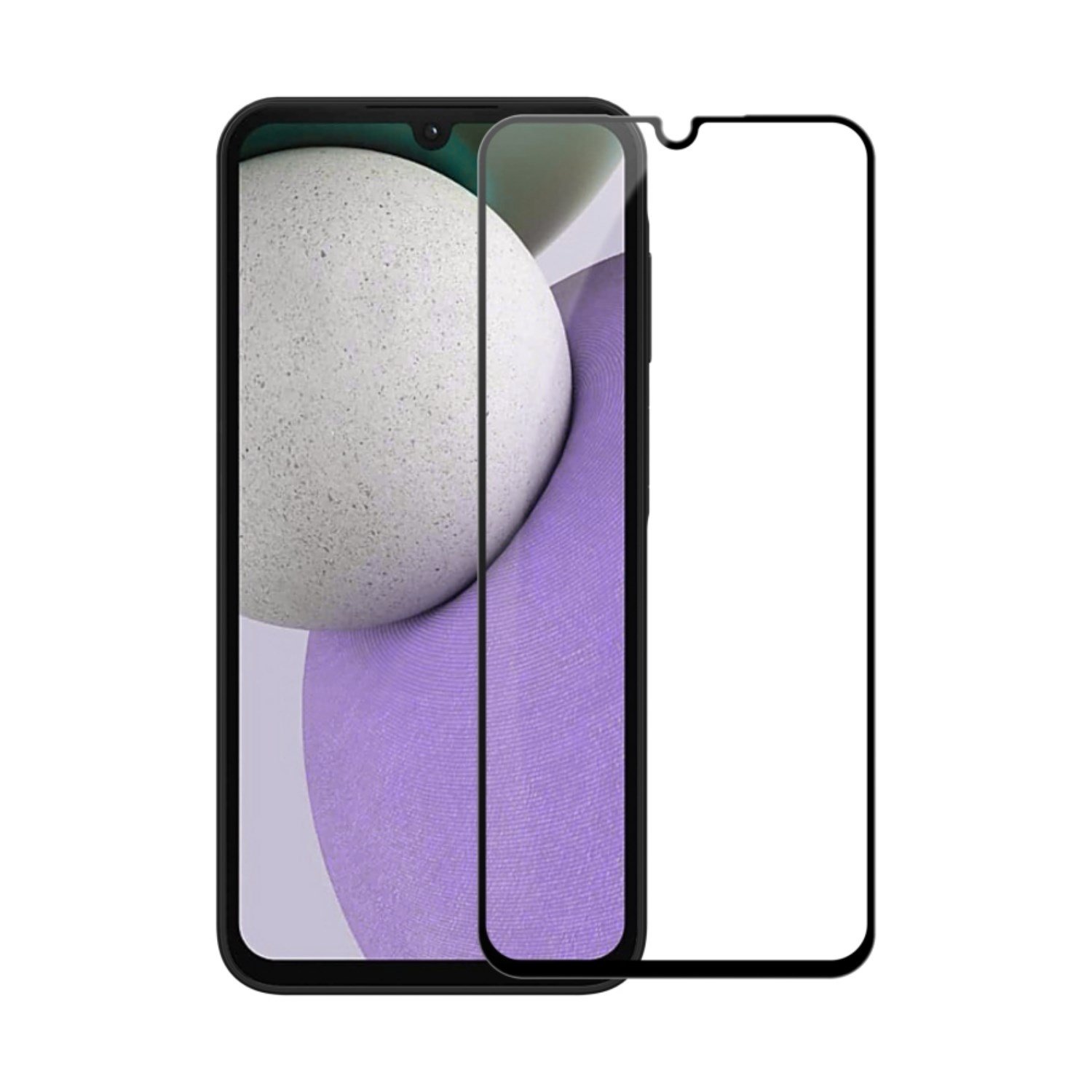 Nettech Samsung Galaxy A15 Uyumlu 5D Glas Full Cam Koruyucu NT-110122