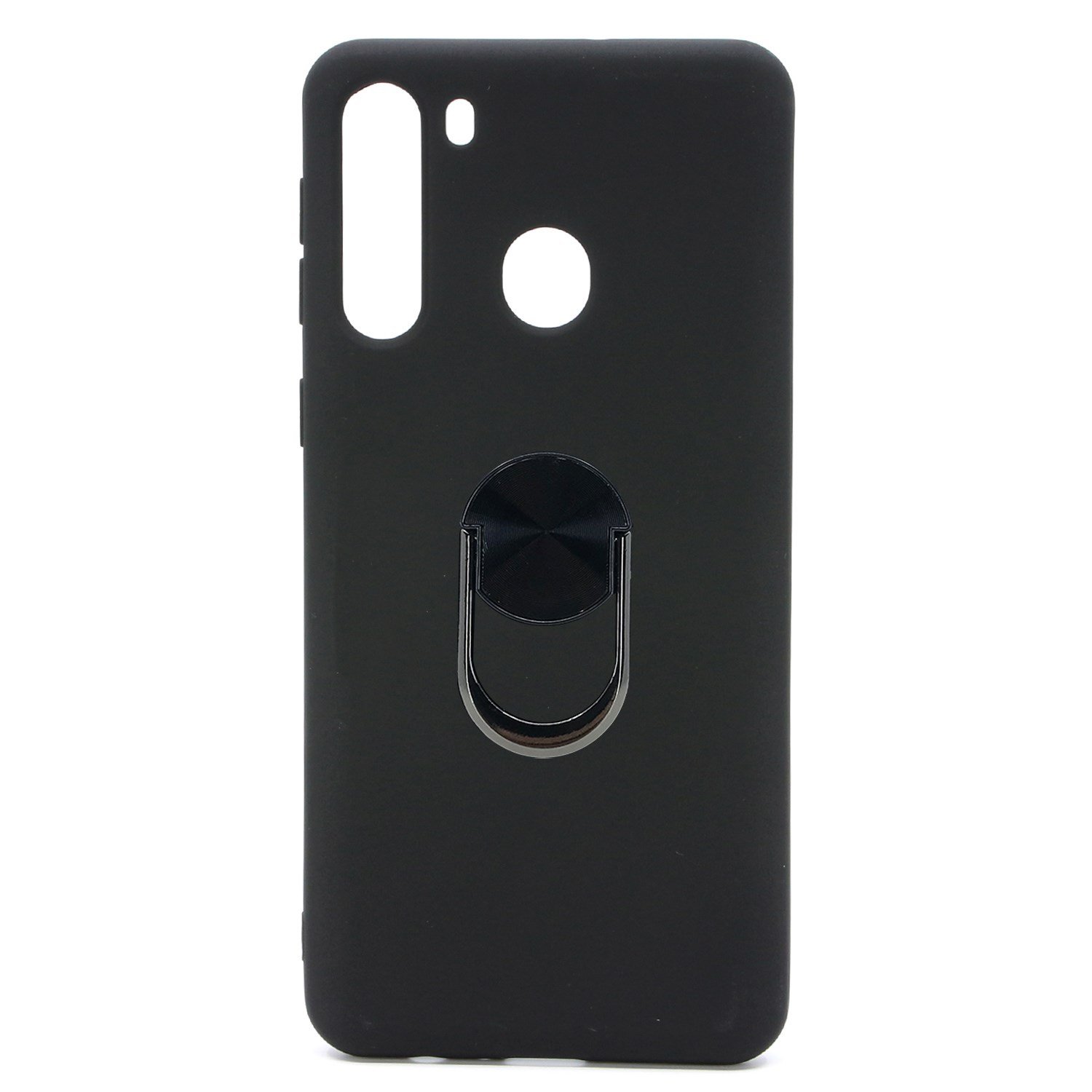 Nettech Samsung Galaxy A21 Uyumlu Leather Ring Nano Arka Koruma Kılıf NT-83010