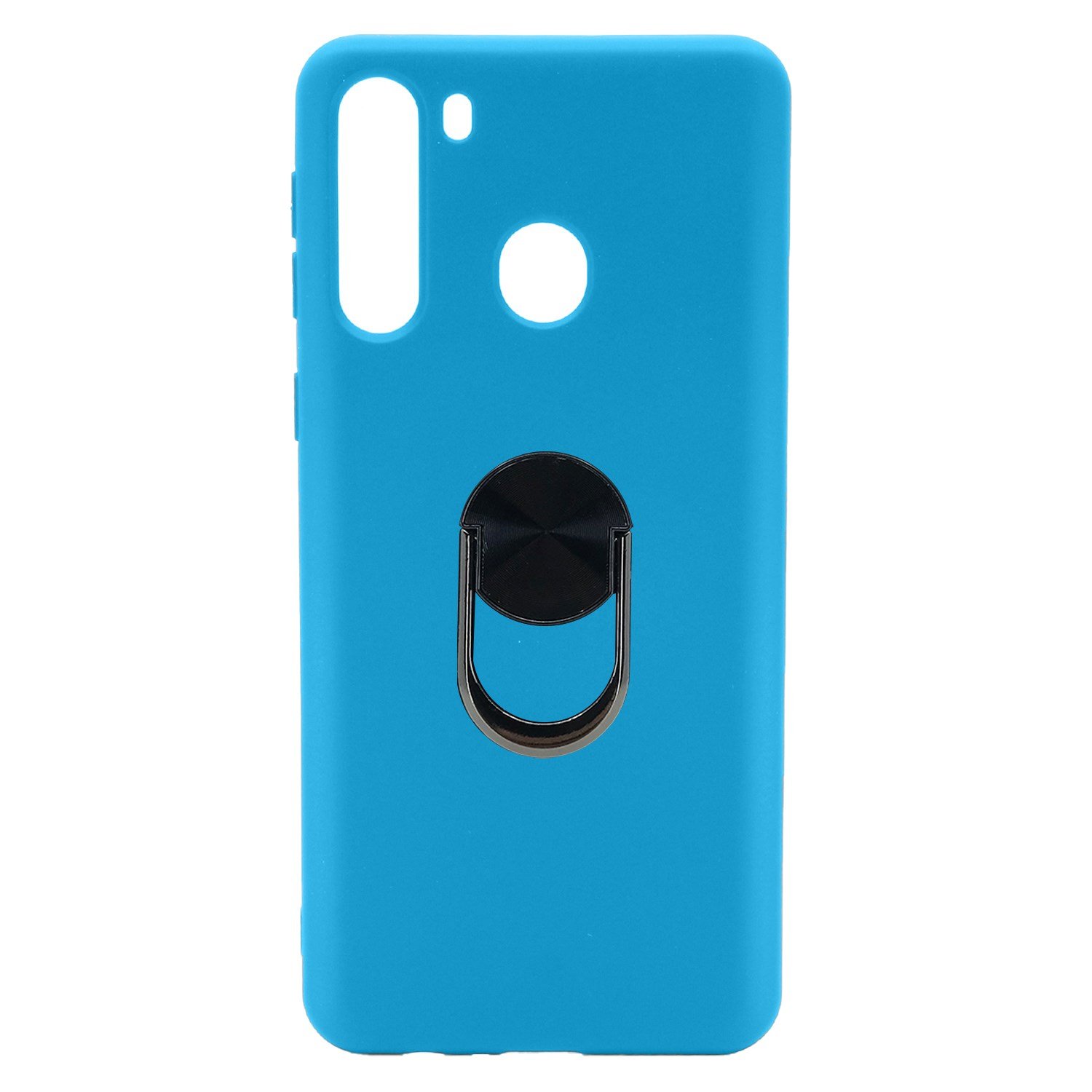 Nettech Samsung Galaxy A21 Uyumlu Leather Ring Nano Arka Koruma Kılıf NT-83010