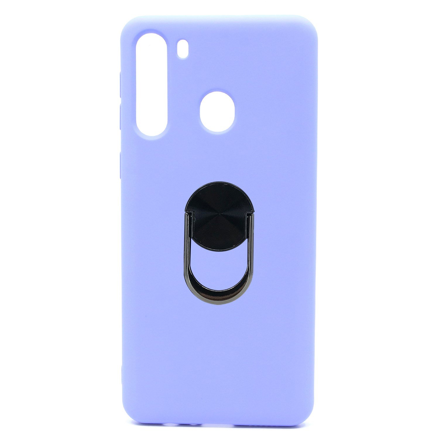 Nettech Samsung Galaxy A21 Uyumlu Leather Ring Nano Arka Koruma Kılıf NT-83010