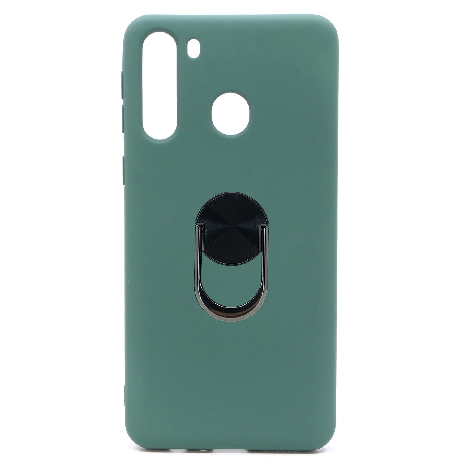 Nettech Samsung Galaxy A21 Uyumlu Leather Ring Nano Arka Koruma Kılıf NT-83010