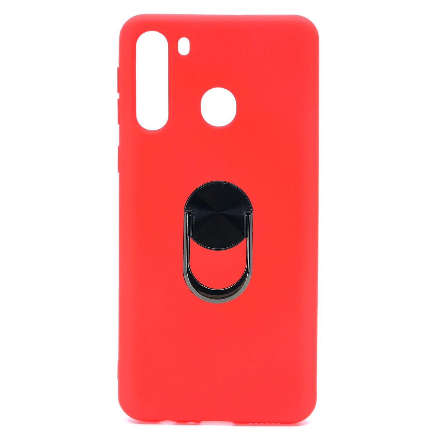 Nettech Samsung Galaxy A21 Uyumlu Leather Ring Nano Arka Koruma Kılıf NT-83010