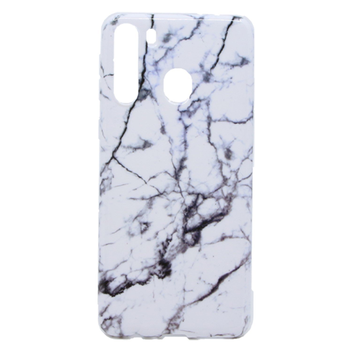 Nettech Samsung Galaxy A21 Uyumlu Mermer Desenli Arka Koruma Kılıf NT-79117